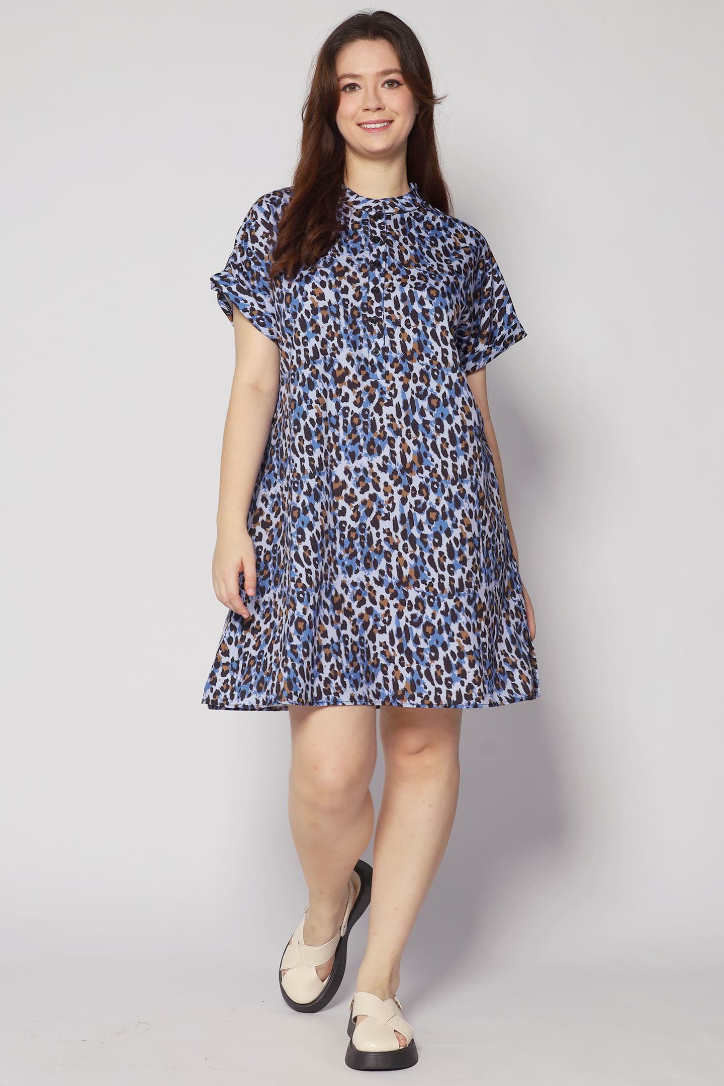 Penn Dress in Leopard Print