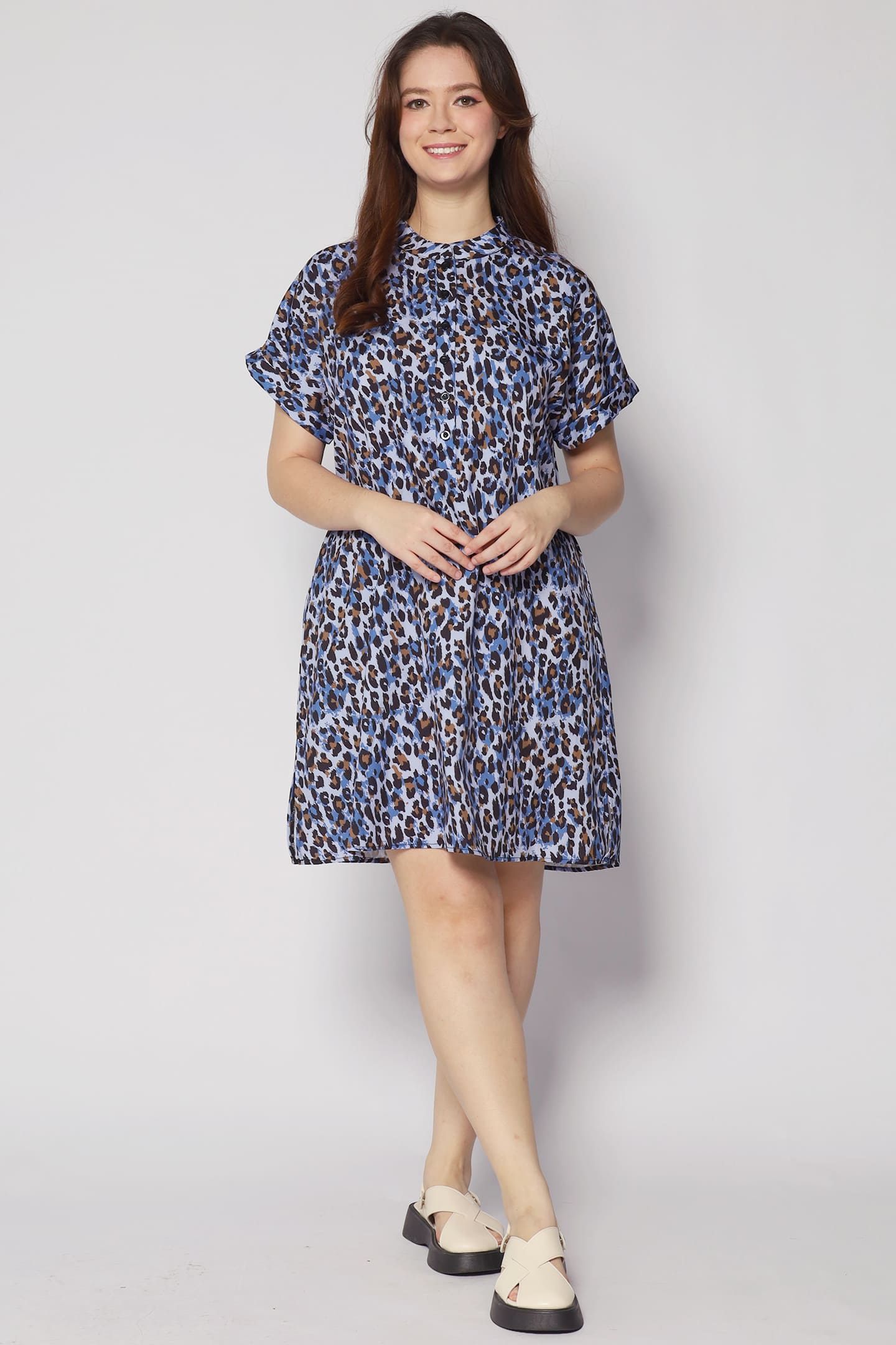 Penn Dress in Leopard Print