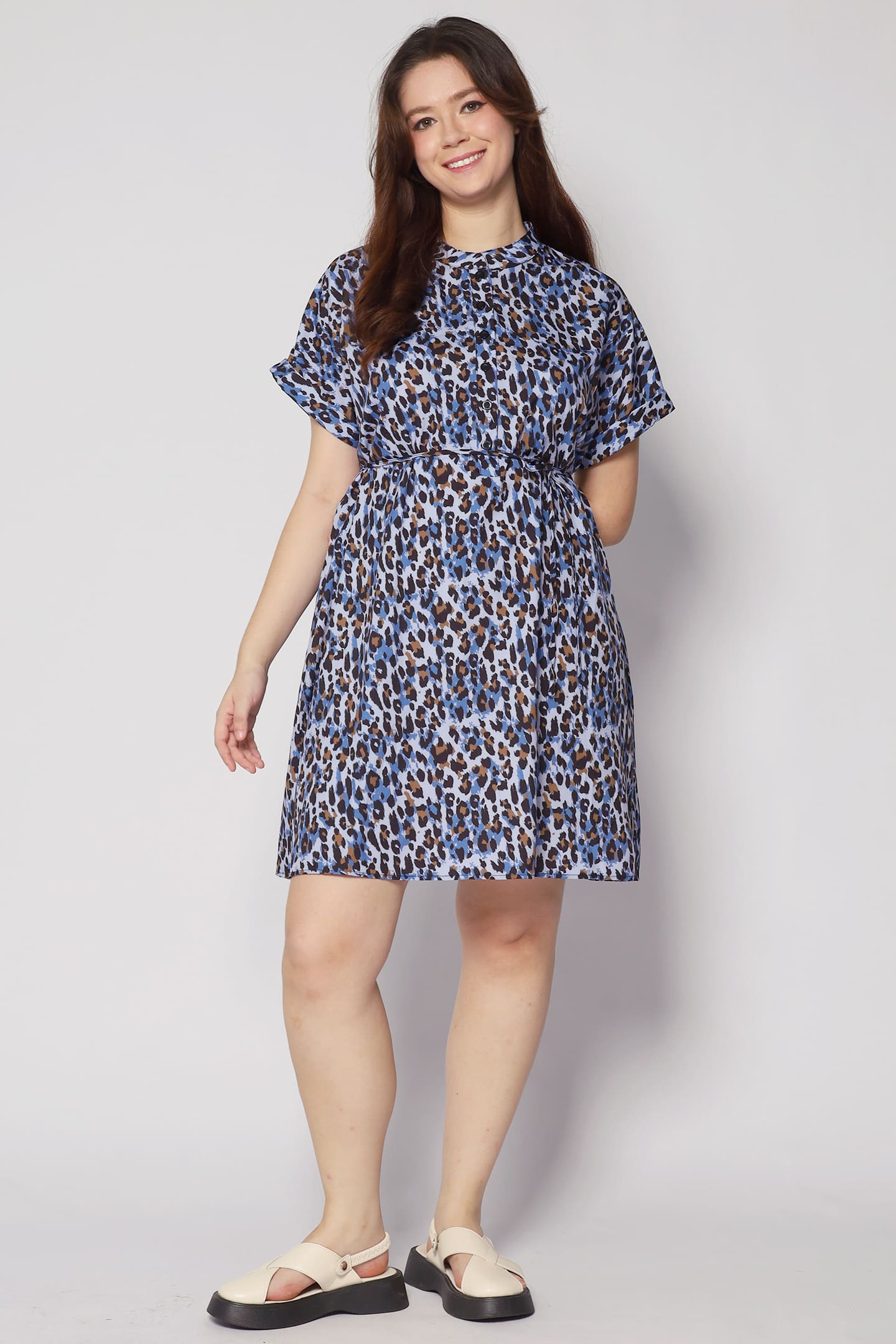 Penn Dress in Leopard Print