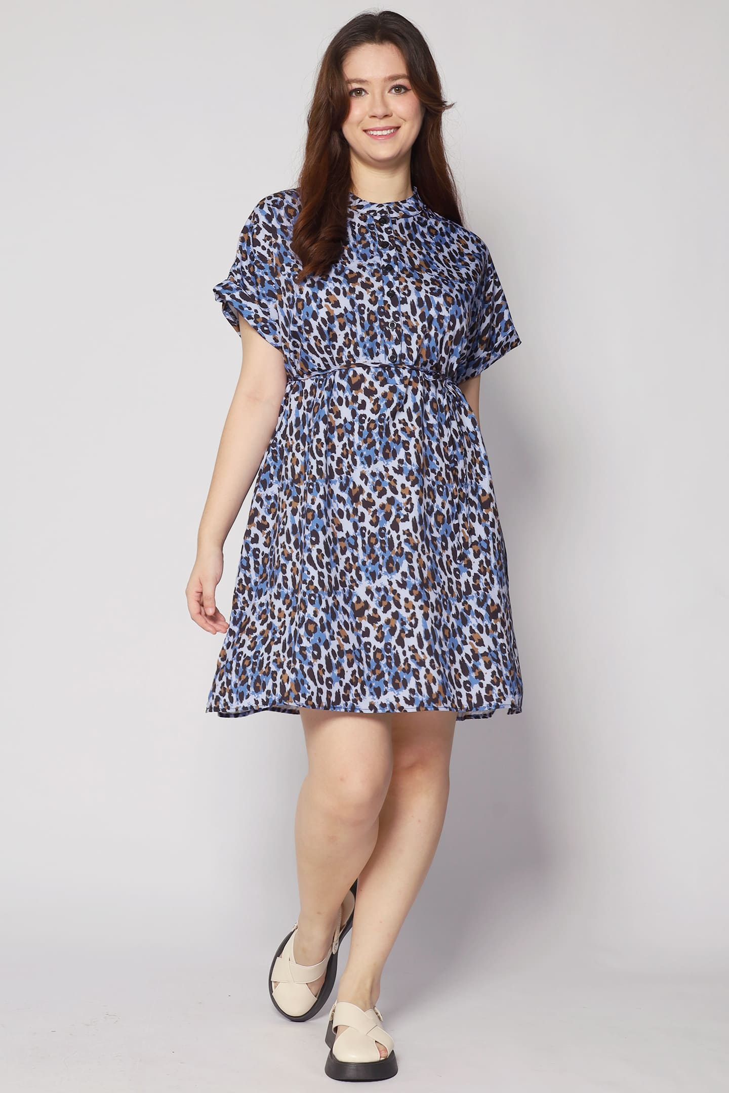 Penn Dress in Leopard Print