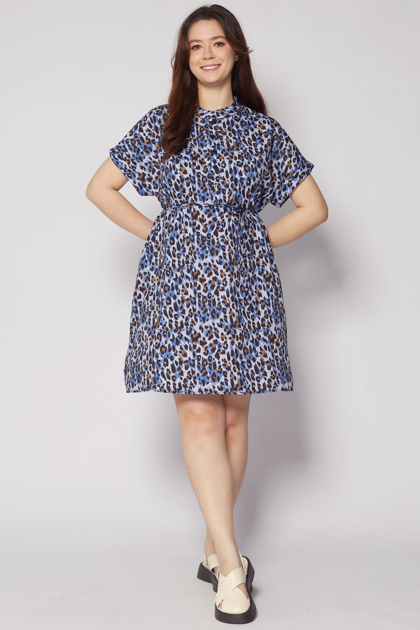 Penn Dress in Leopard Print
