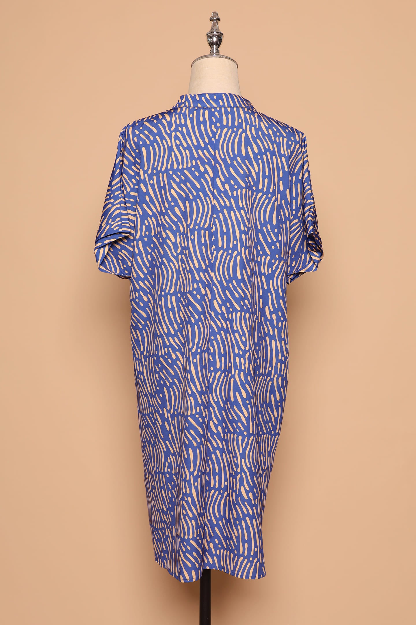 PO - Penn Dress in Yellow Scribbles