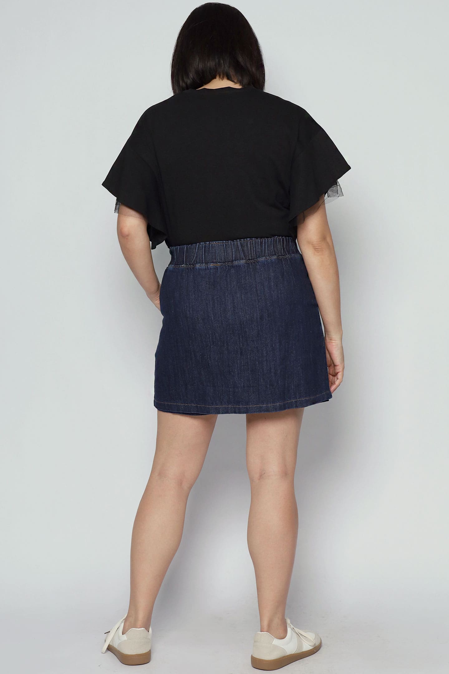 Pham Skorts in Dark Blue Denim