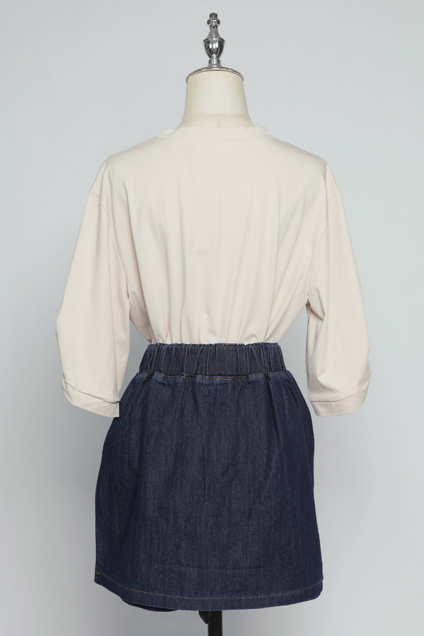 PO - Pham Skorts in Dark Blue Denim
