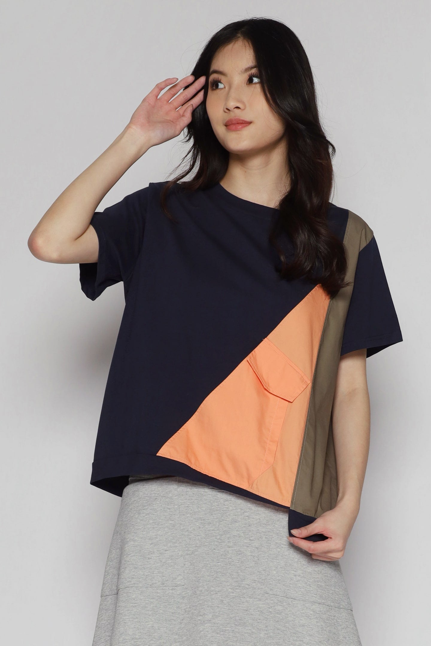 Backorders Phoebe Top in Blue
