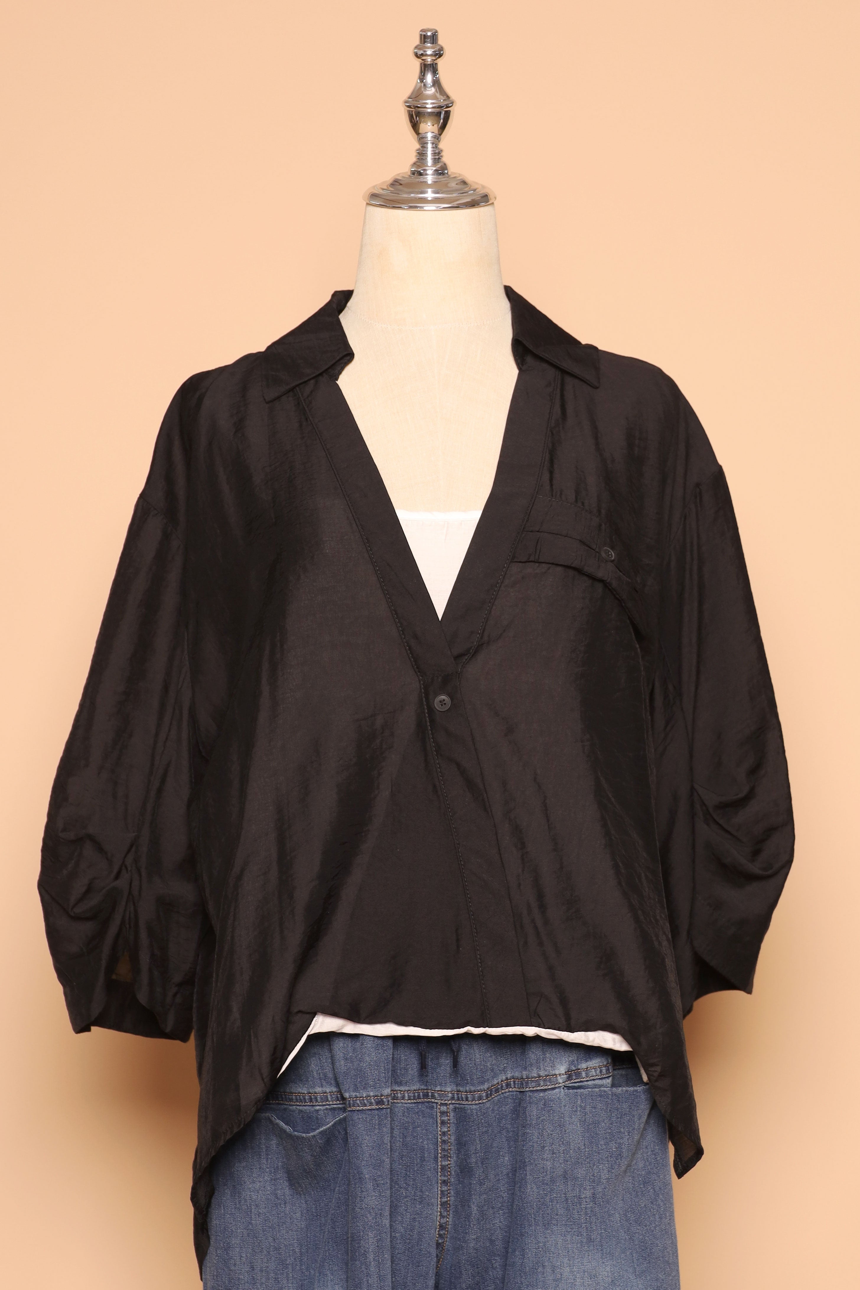 PO - Piao Top in Black