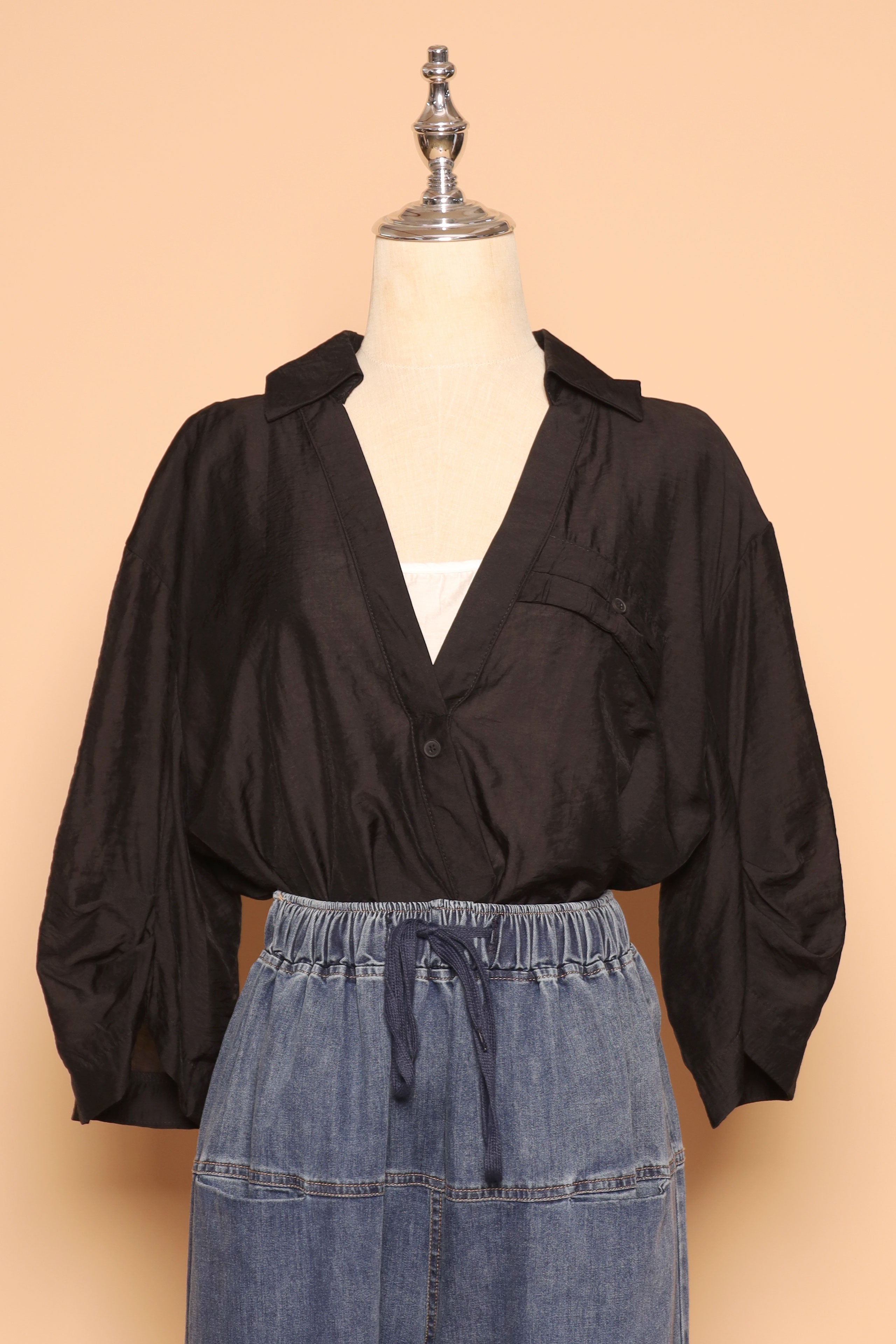 PO - Piao Top in Black
