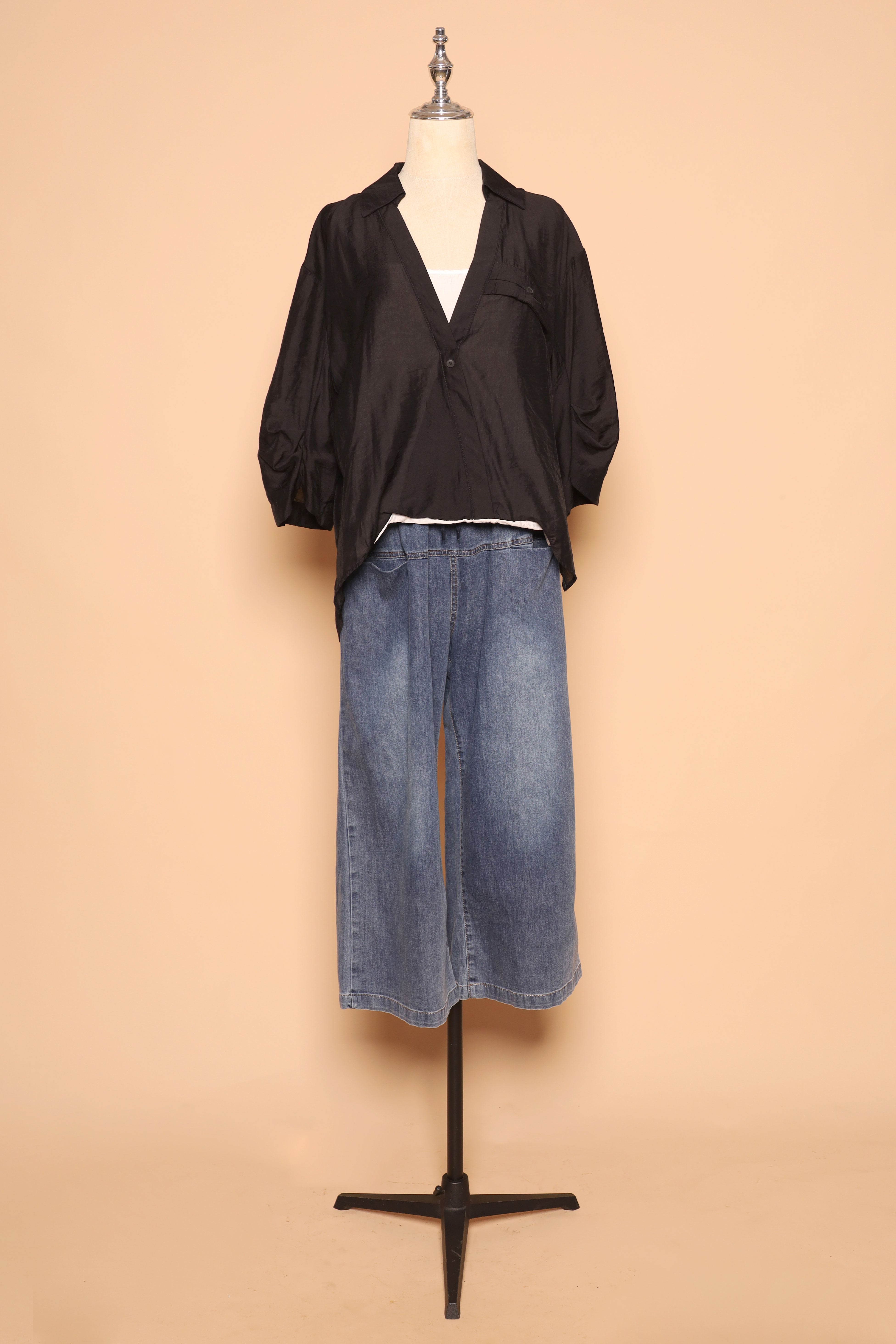 PO - Piao Top in Black