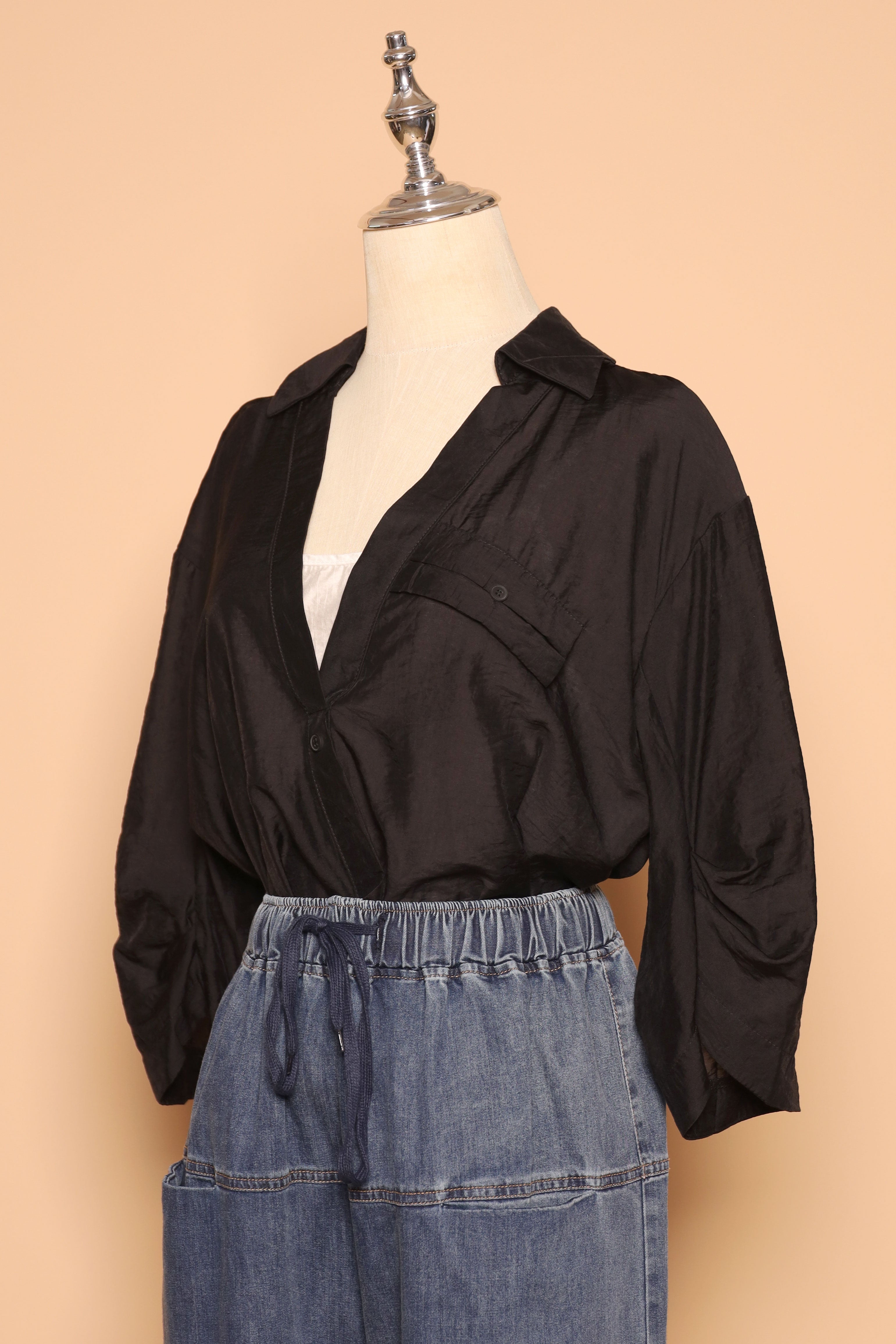 PO - Piao Top in Black