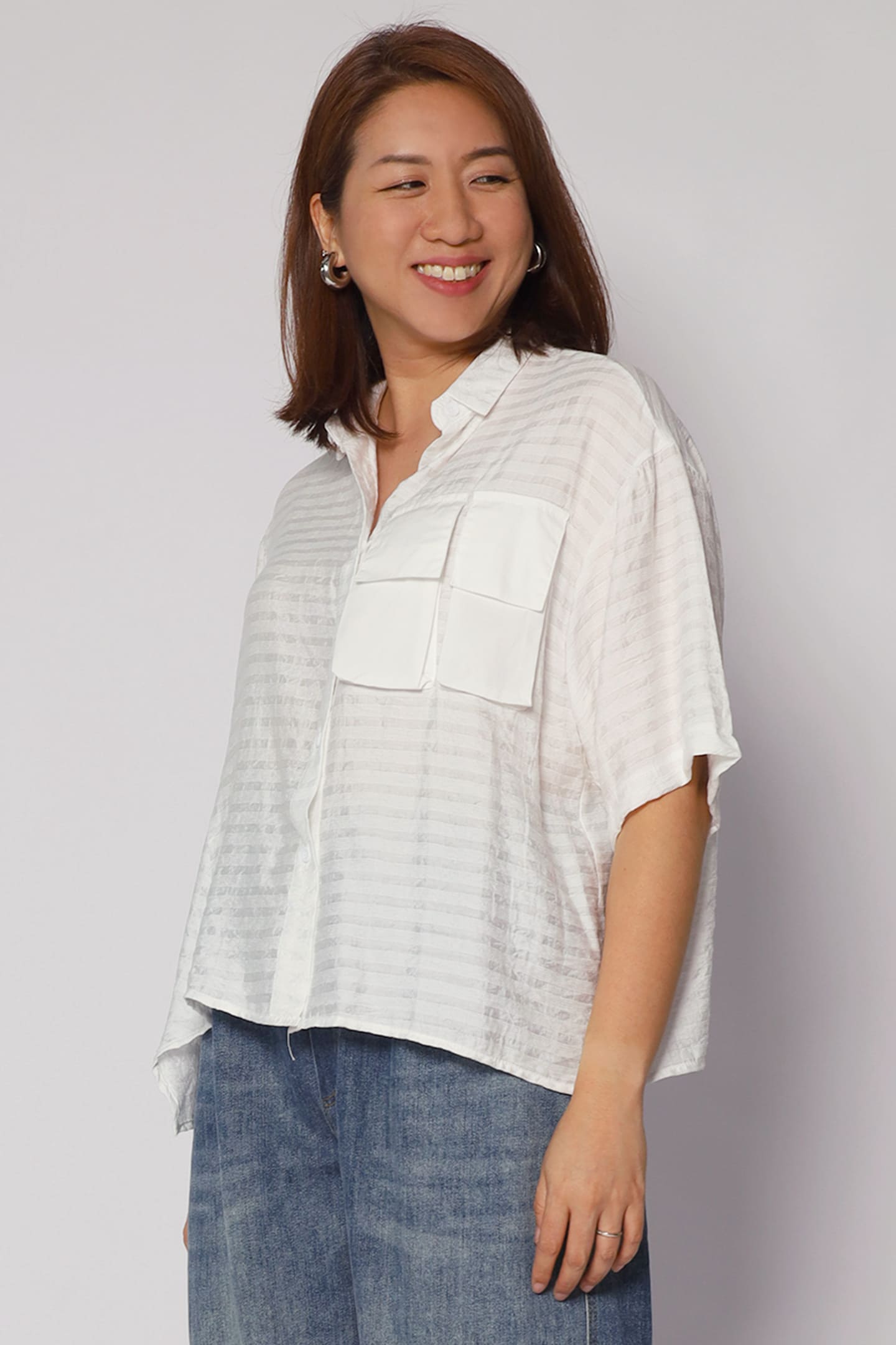 Backorders Pierce Boxy Top in White