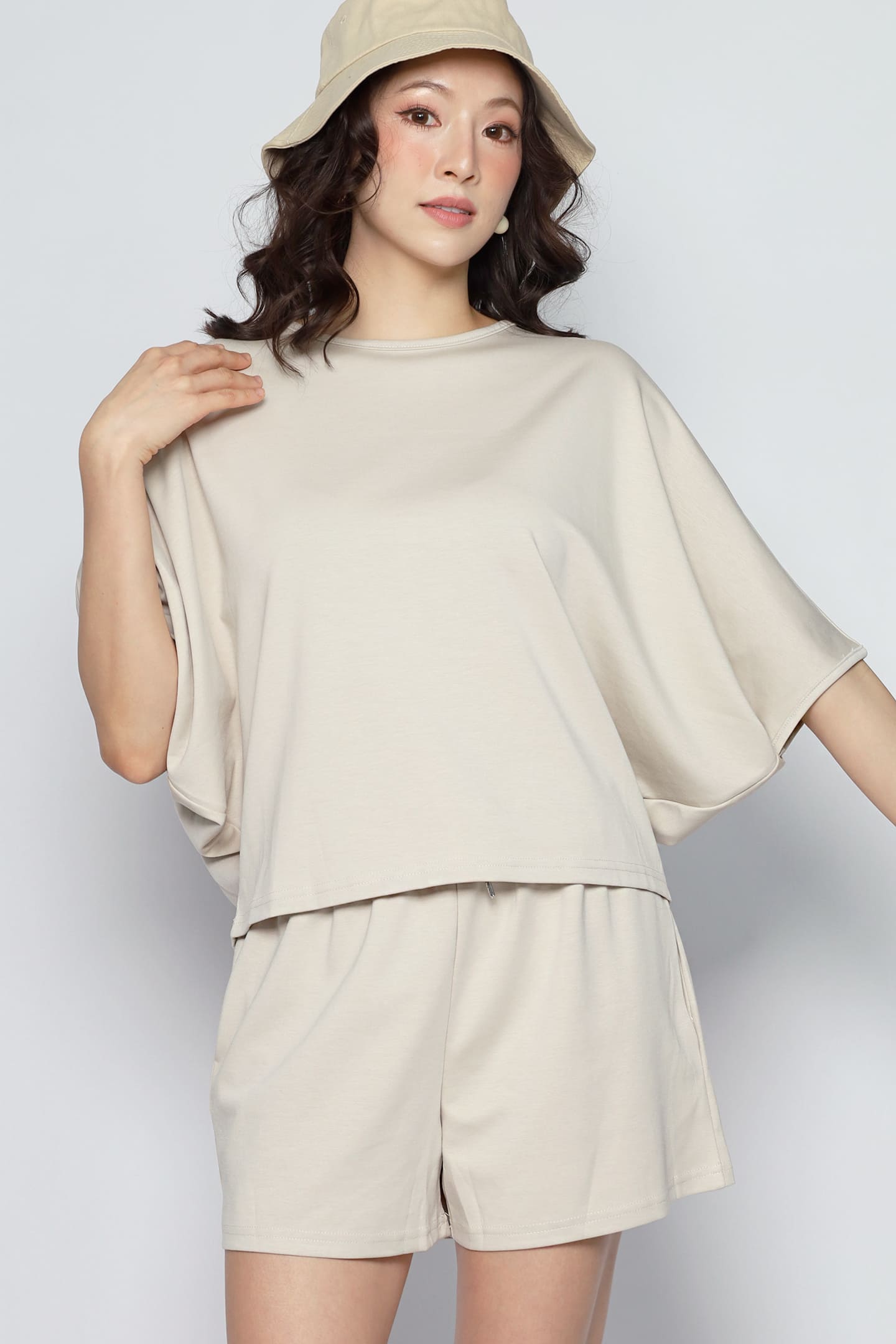 JOY - Play Soft 2 in 1 Top and Shorts Set in Cream