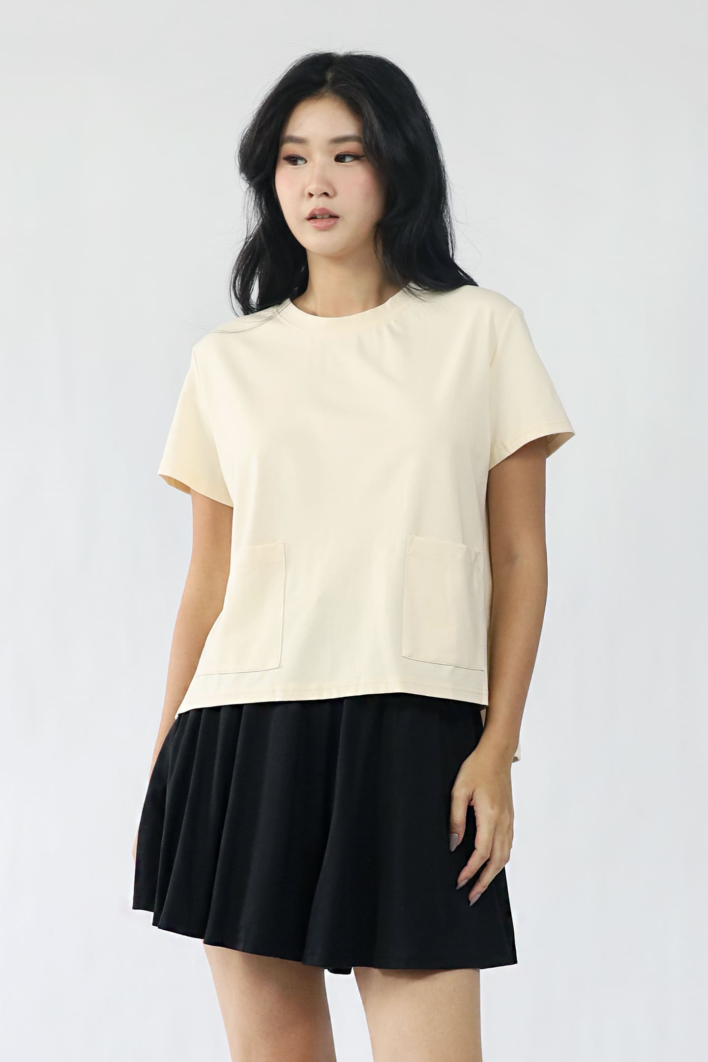 TENCEL - Pocketful Tee in Off White