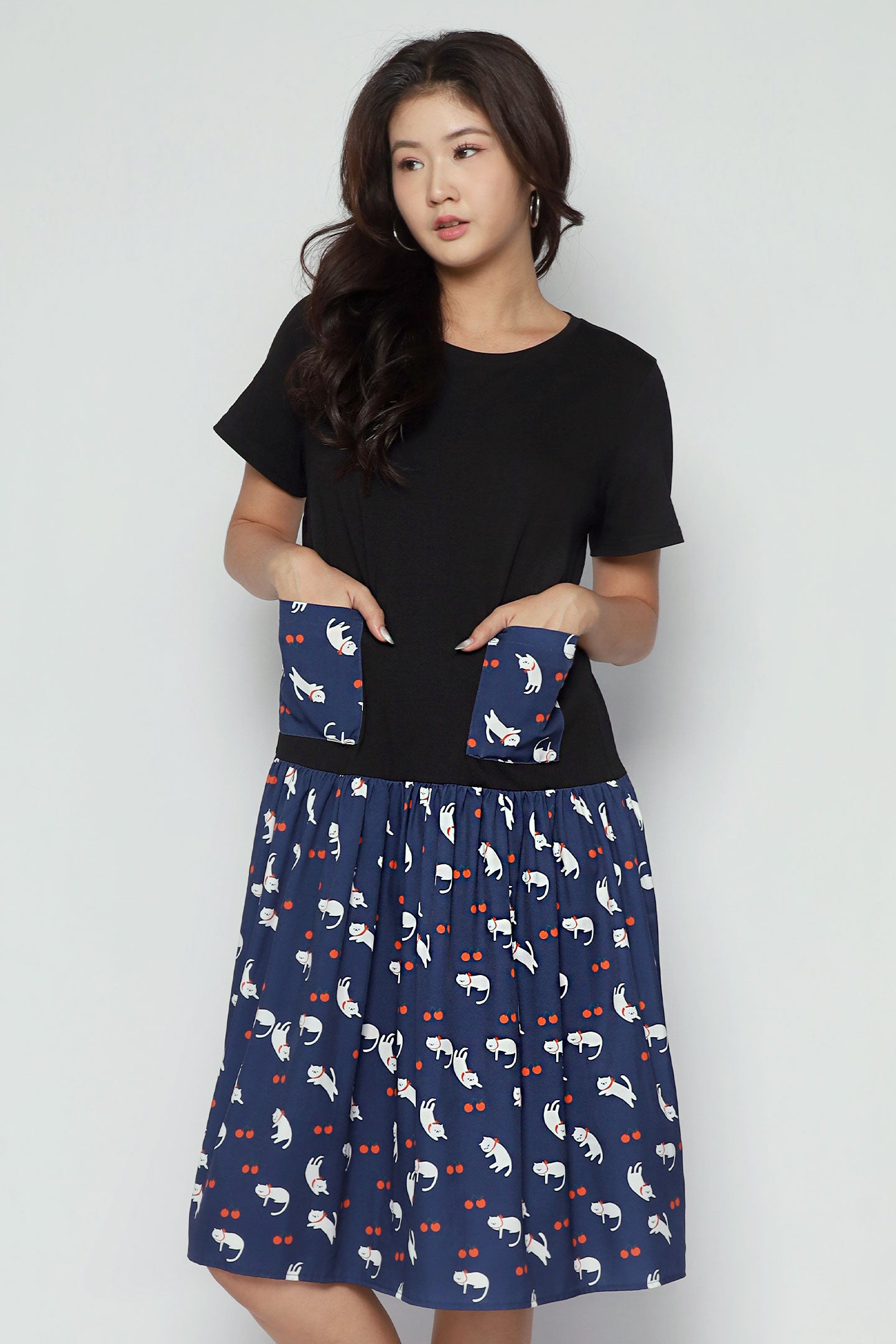 Polly Dress in Kitty Charm