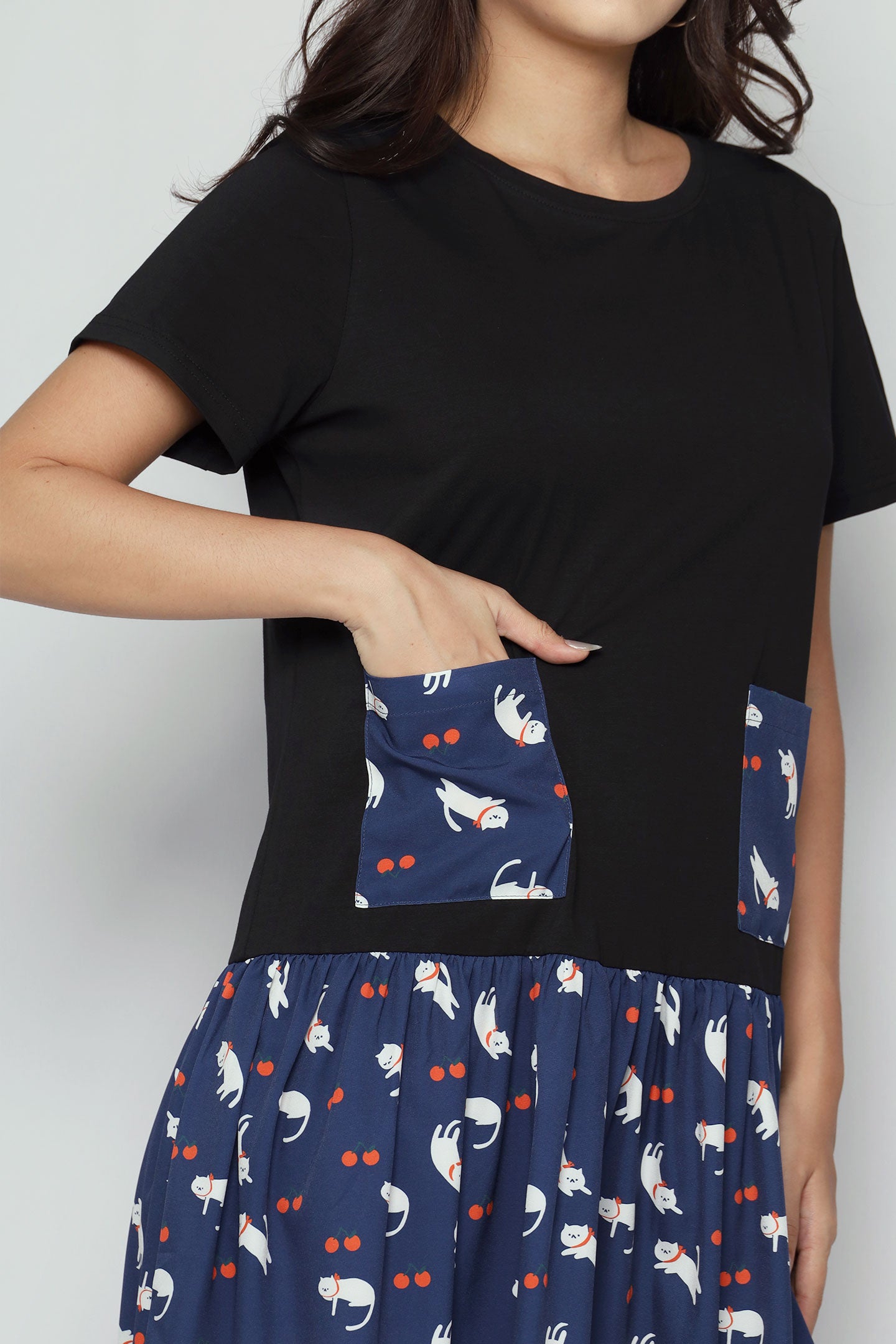 Polly Dress in Kitty Charm