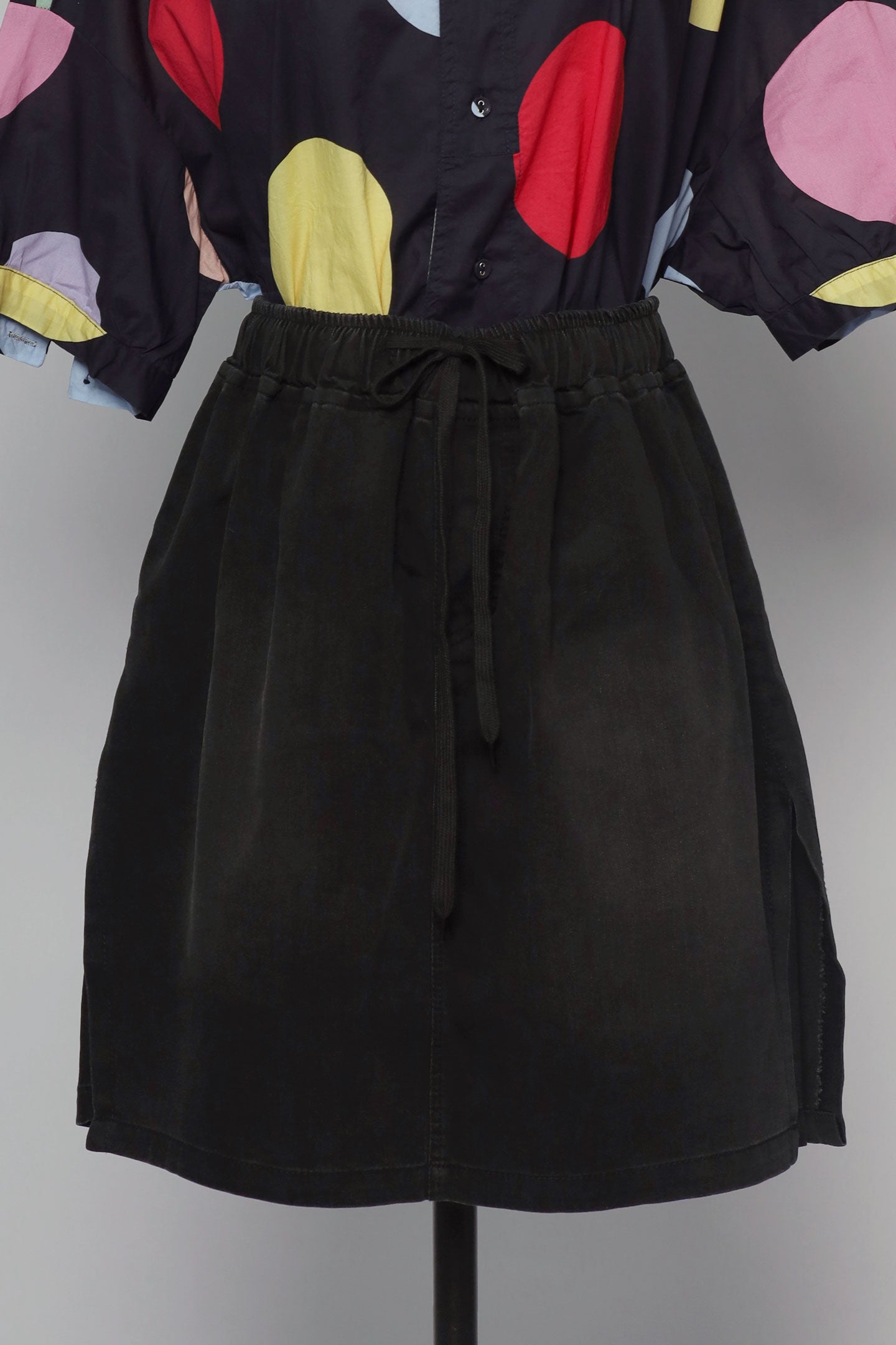 PO - Popie Denim Skorts in Black