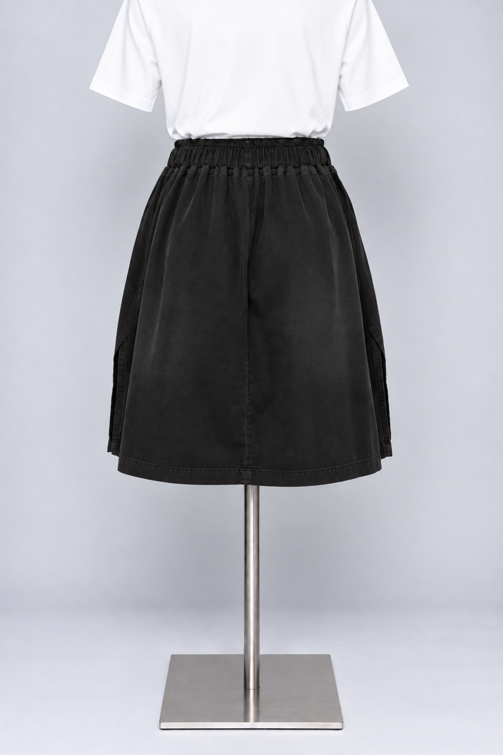 PO - Popie Denim Skorts in Black