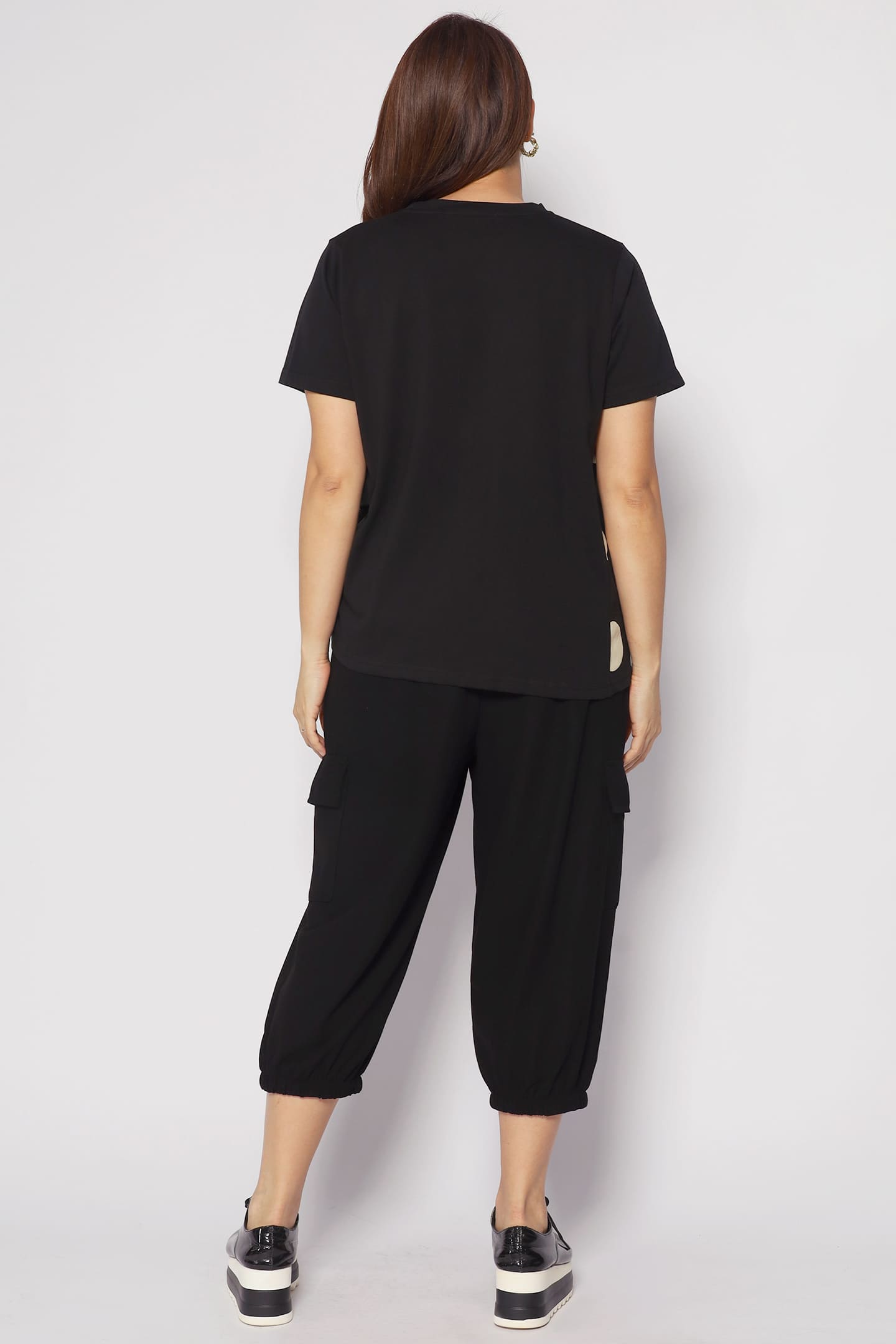 Poppy Polkadot Top in Black