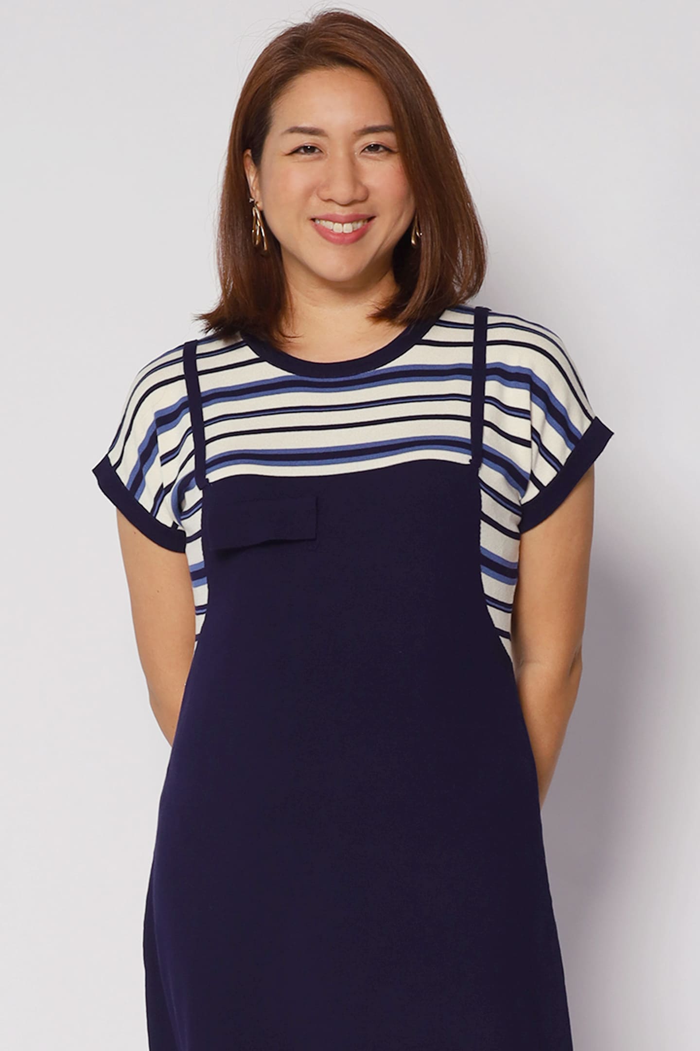 Backorders Psalm Stripes Dress in Knit