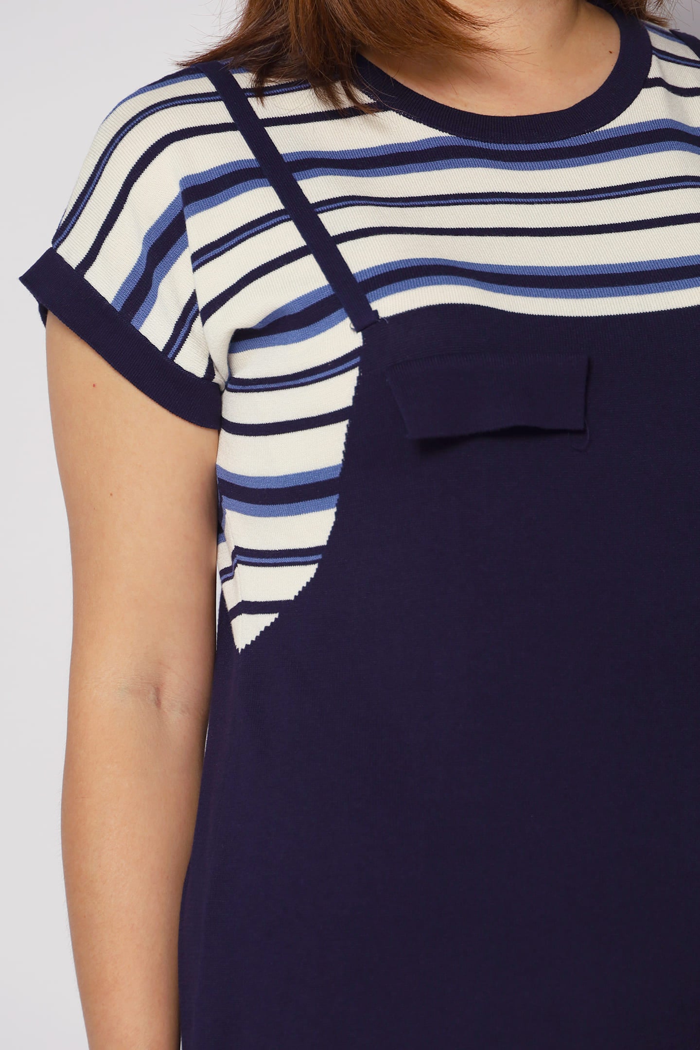 Backorders Psalm Stripes Dress in Knit