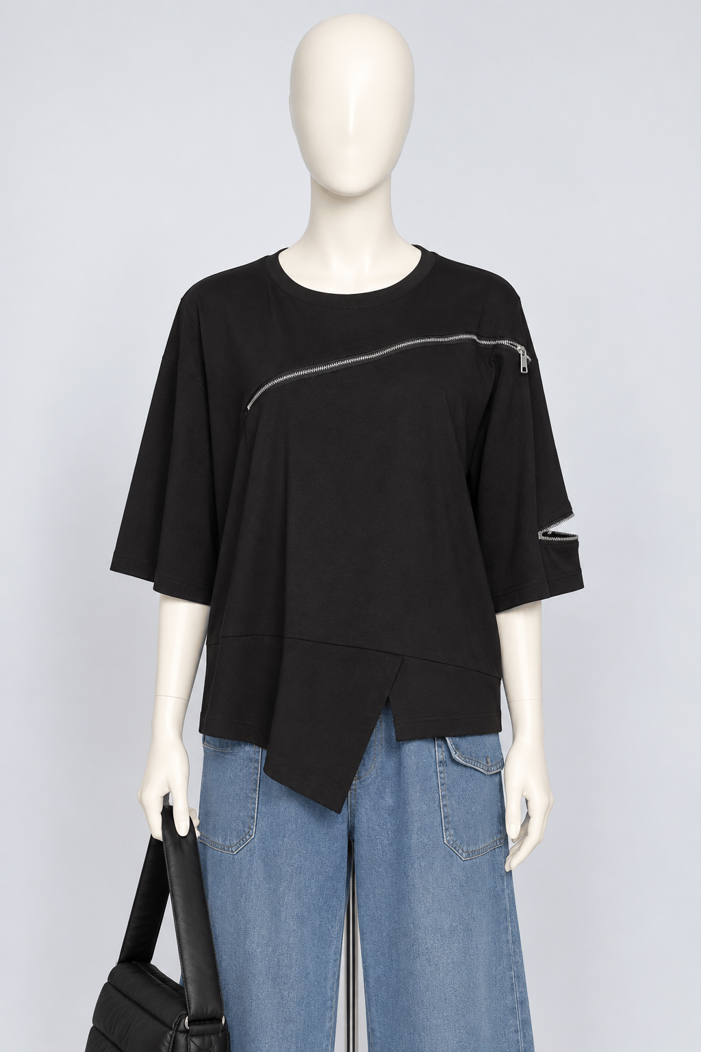 PO - Quartz Top in Black Zip