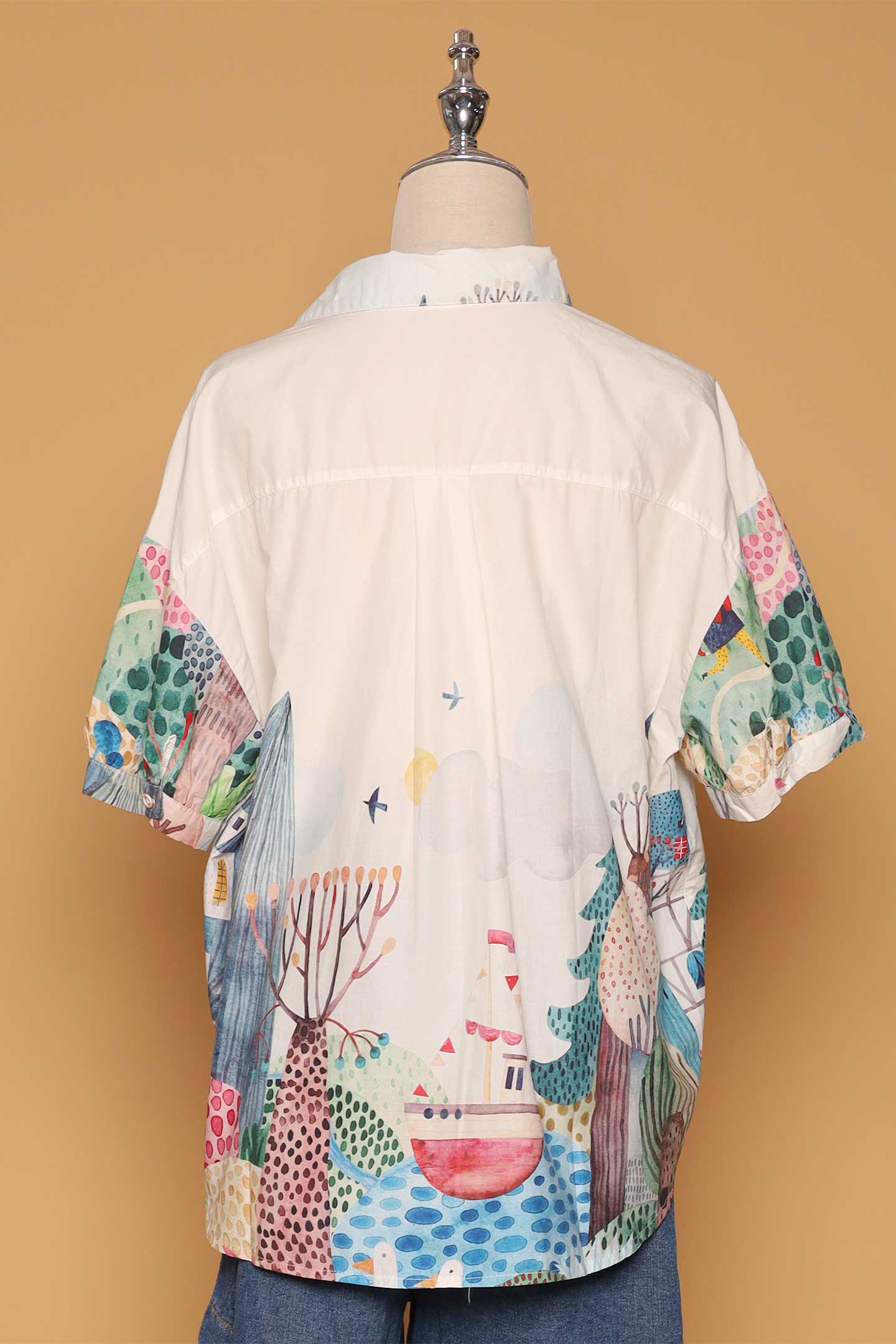 PO - Quirky Woods Top in Cream