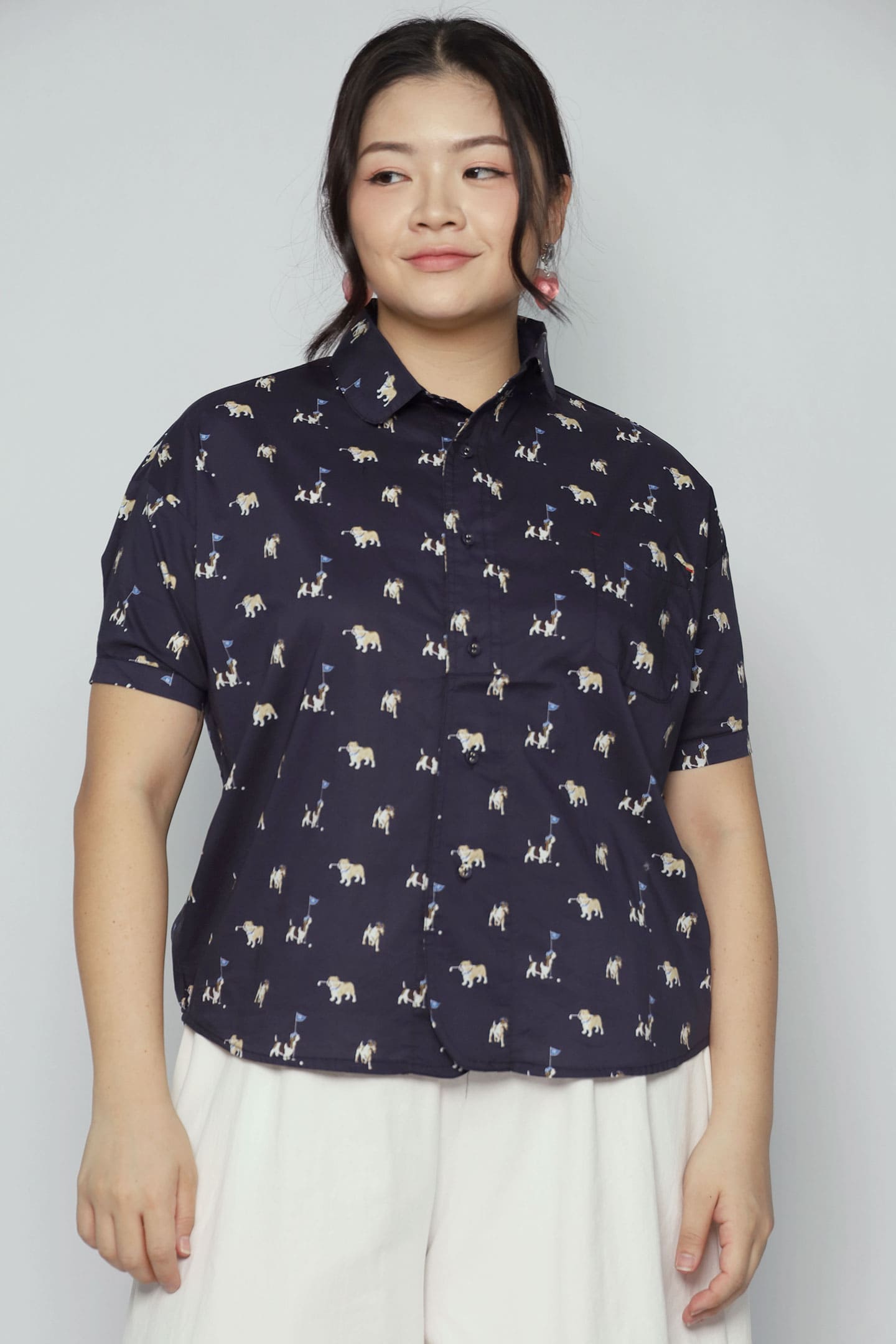 Quirky Top in Safari Scatter