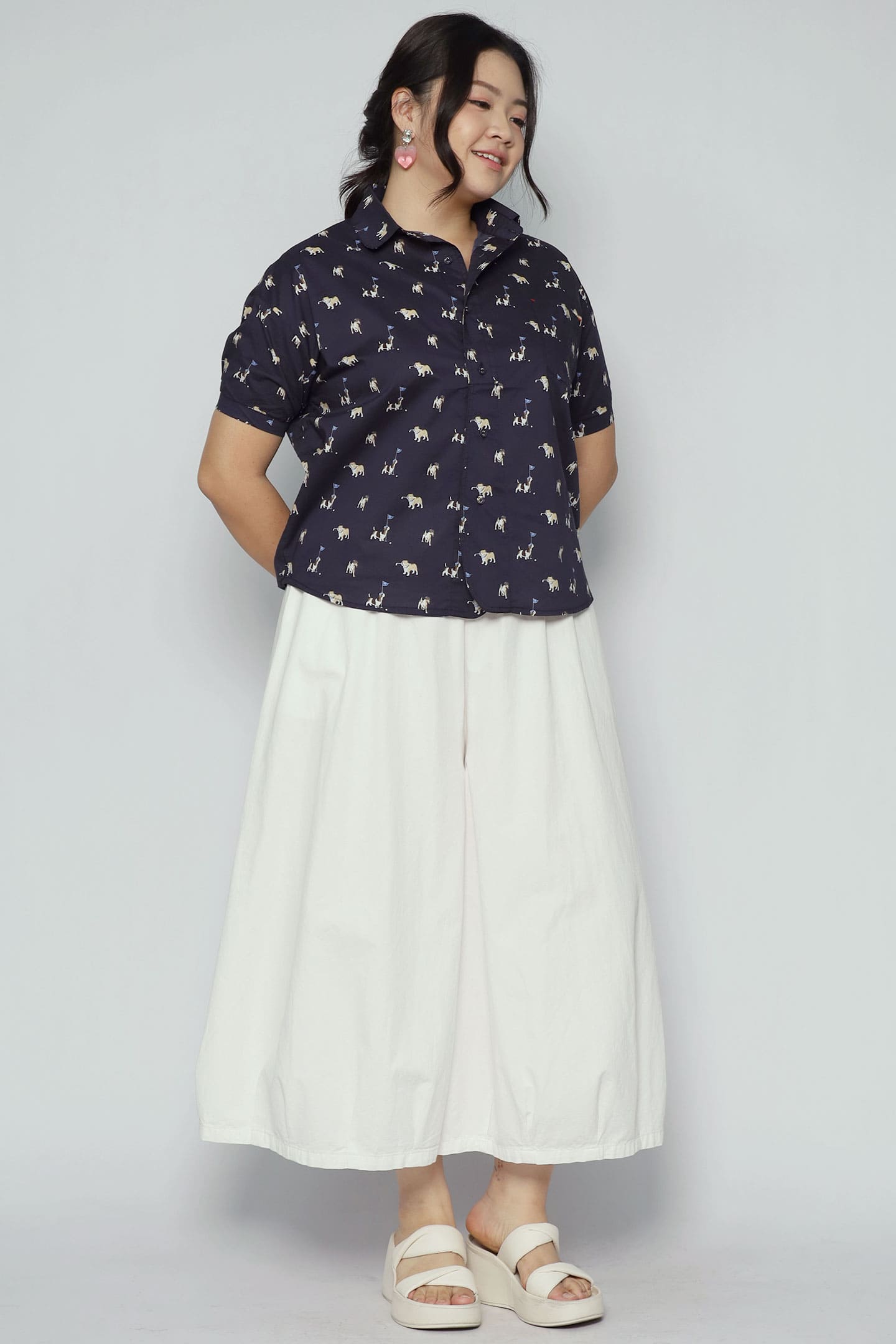 Quirky Top in Safari Scatter
