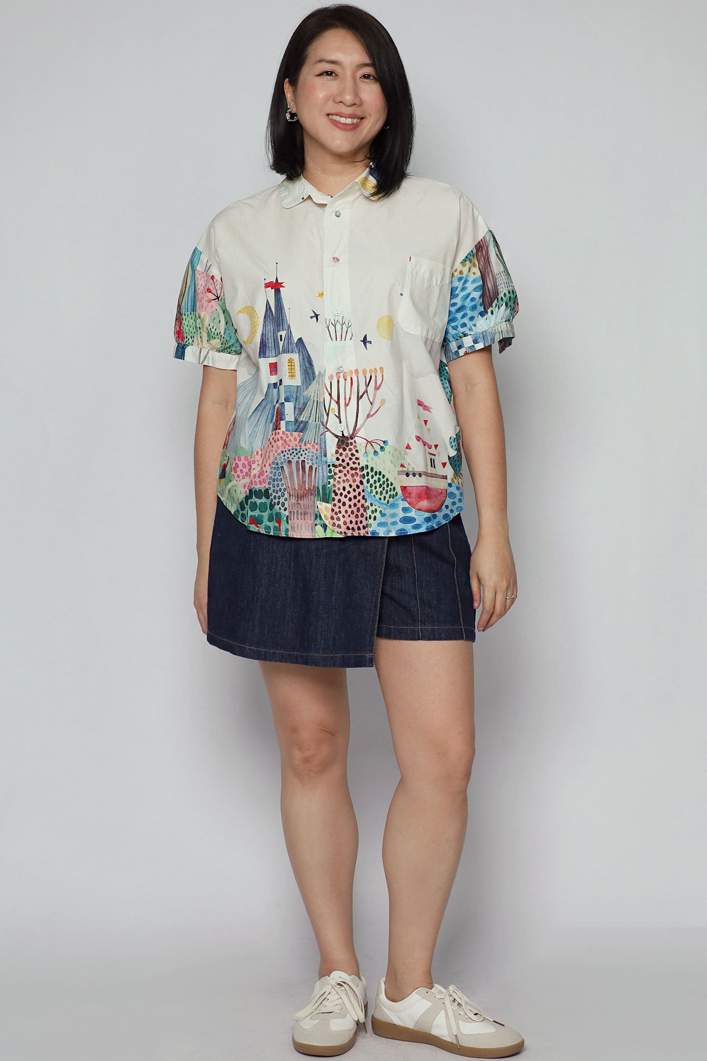 Quirky Top in Woods Cream