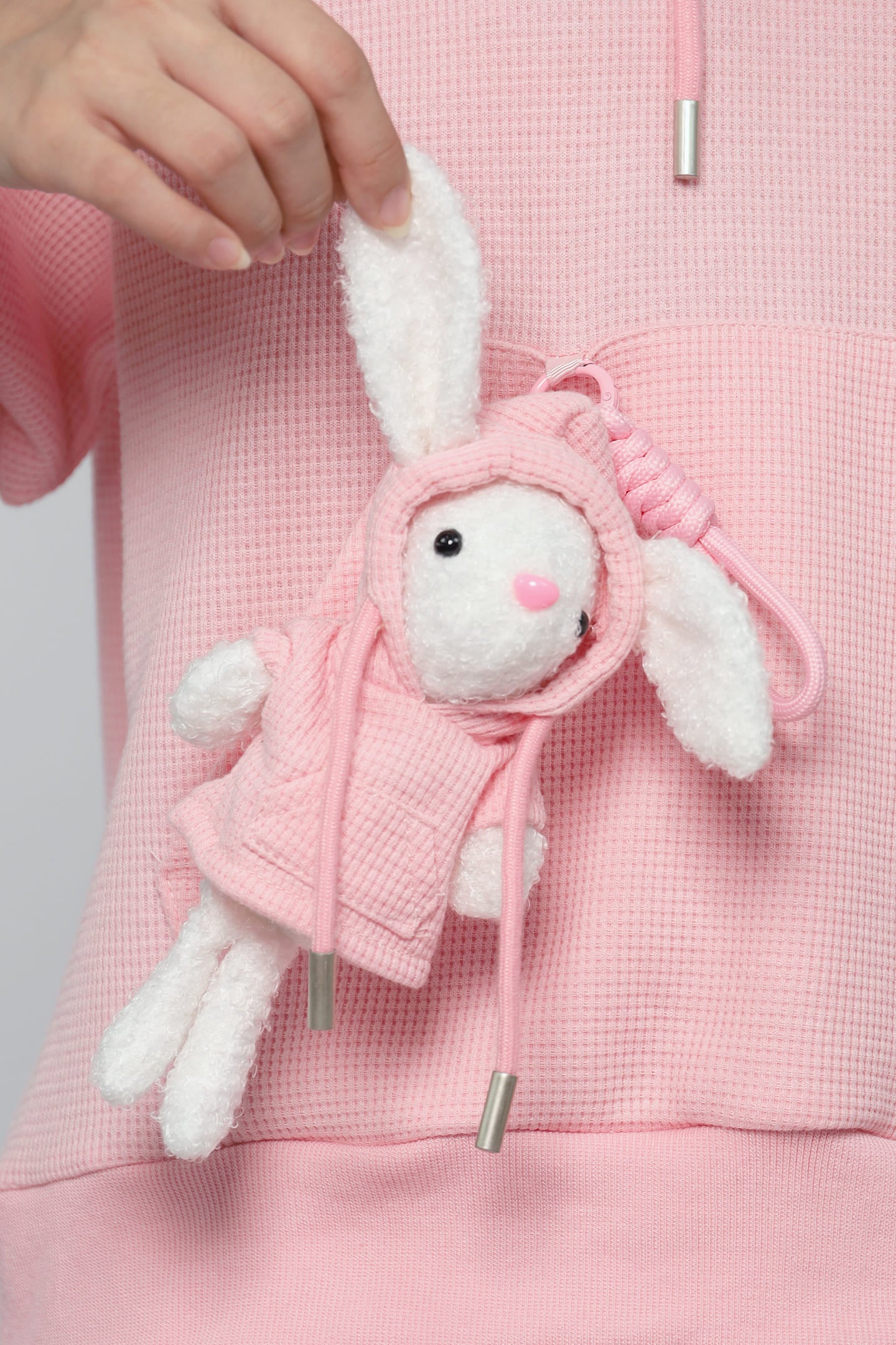JOY - Rabibi Bunny Hoodie Top in Pink