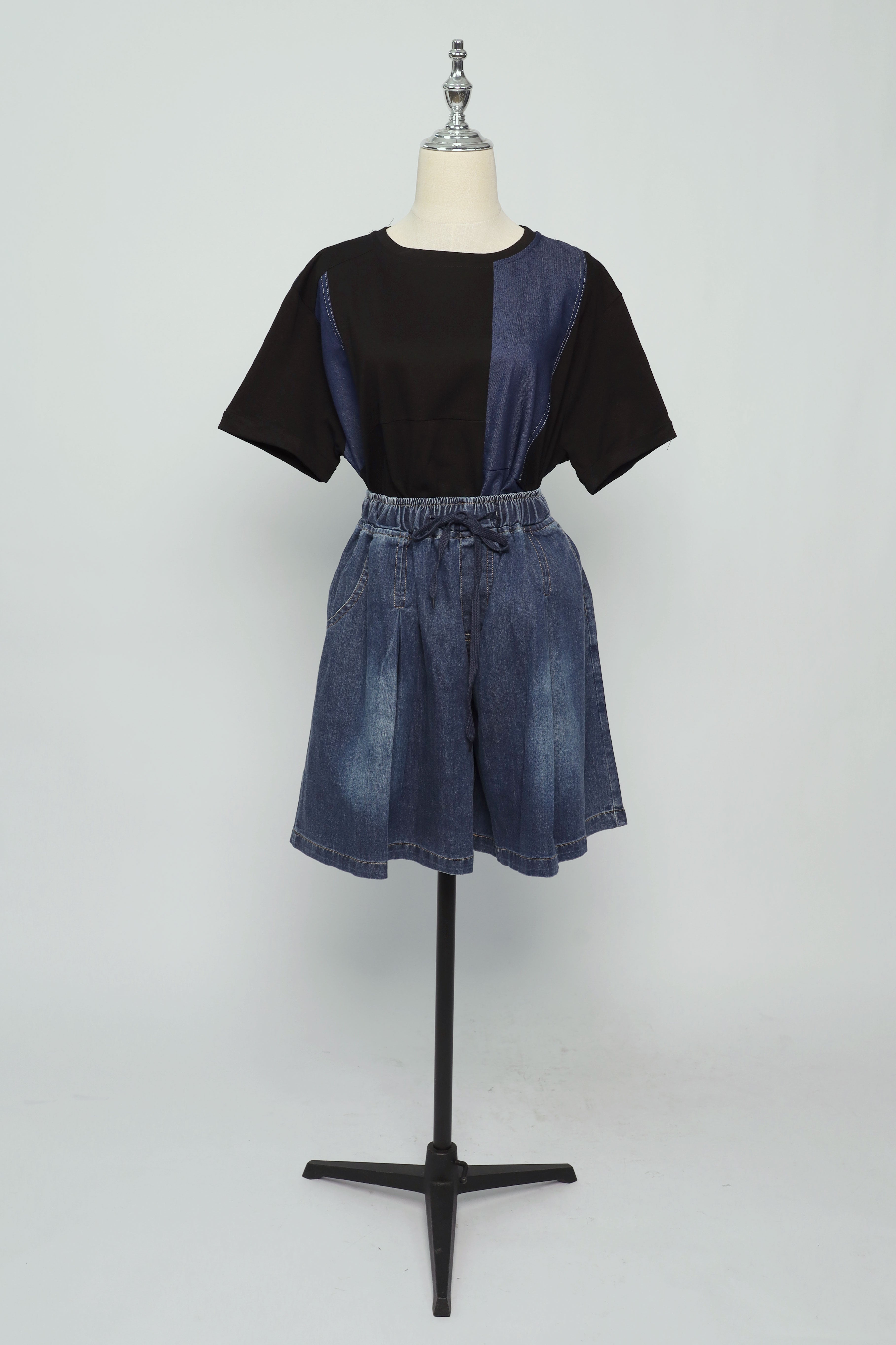 PO - Rayney Denim Shorts in Blue