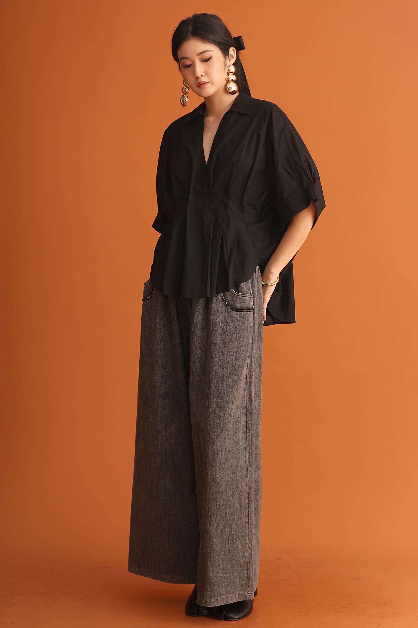 CHOSEN - Rebel Muse Pleated Top
