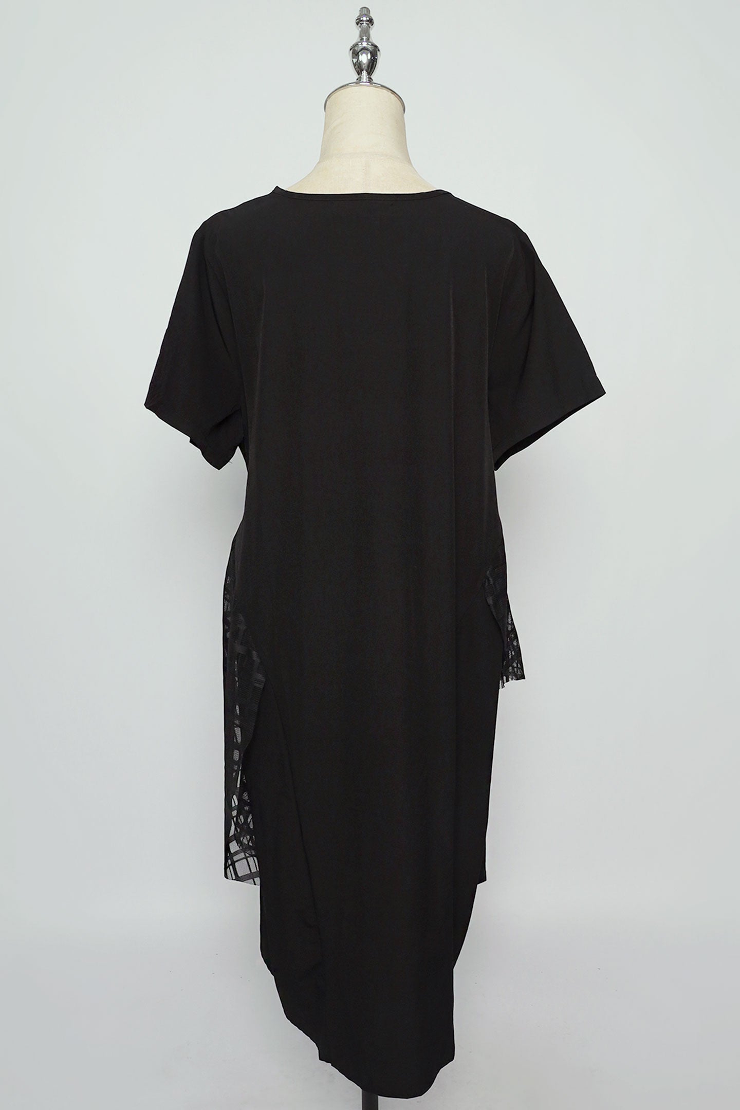 PO - Reeva Mesh Dress in Black