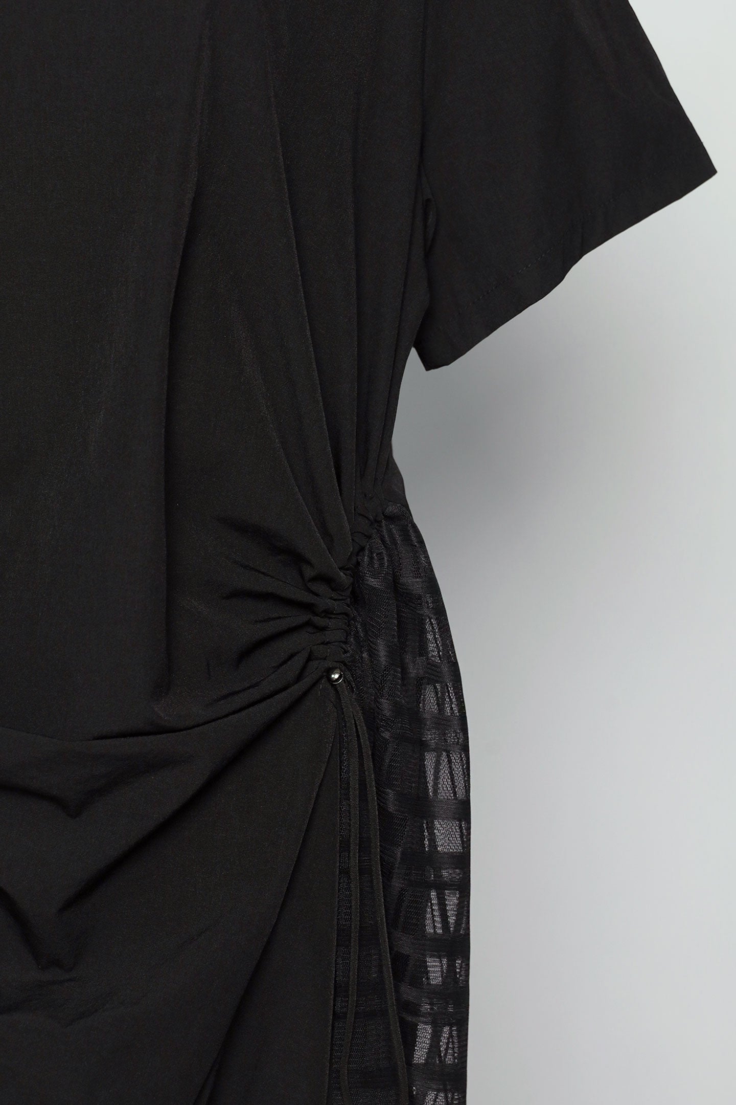 PO - Reeva Mesh Dress in Black