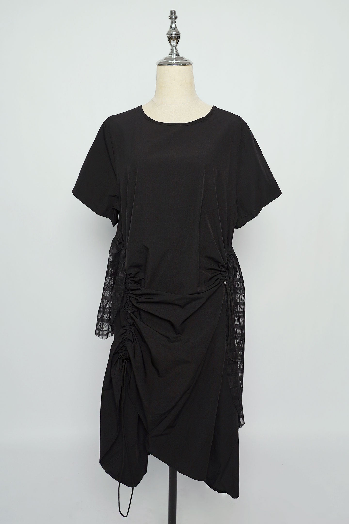 PO - Reeva Mesh Dress in Black