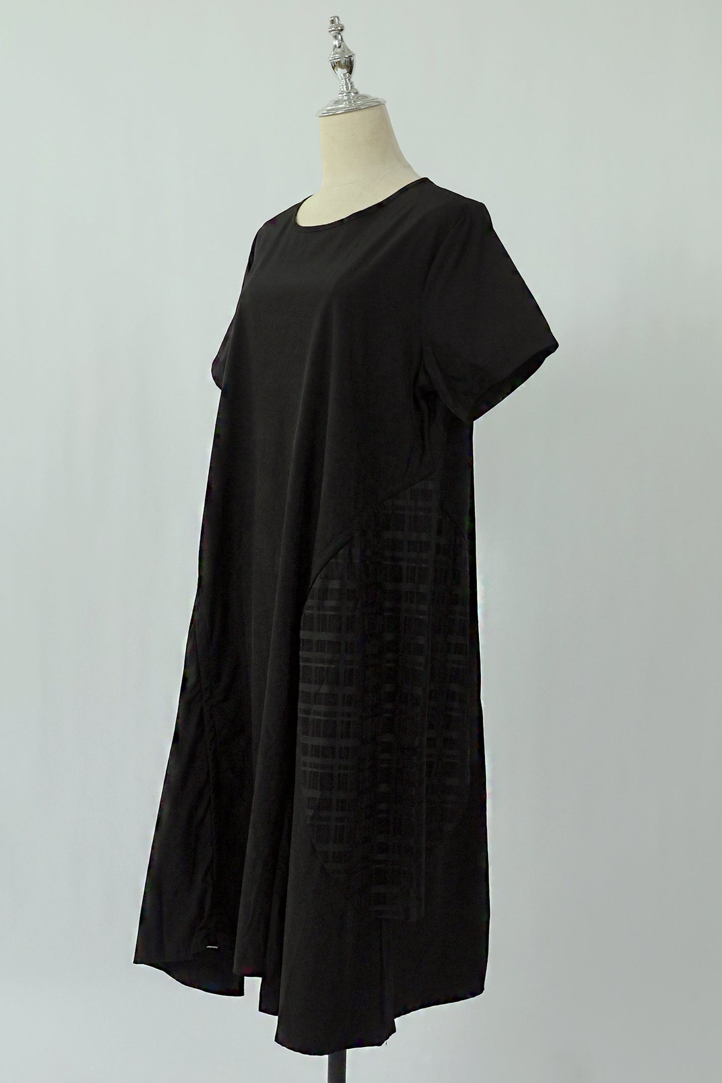 PO - Reeva Mesh Dress in Black