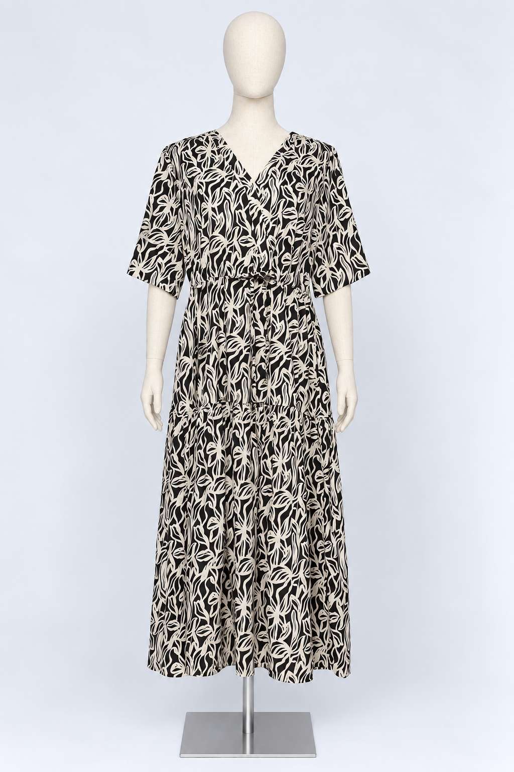 PO - Reisha Dress in Palm Noir