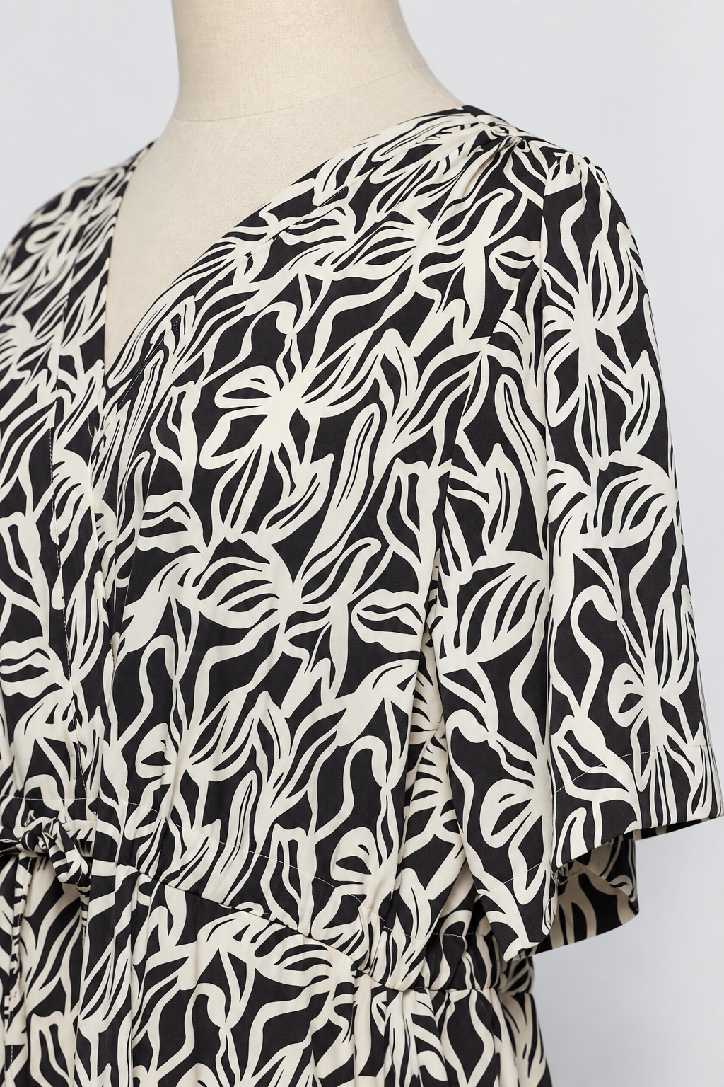 PO - Reisha Dress in Palm Noir