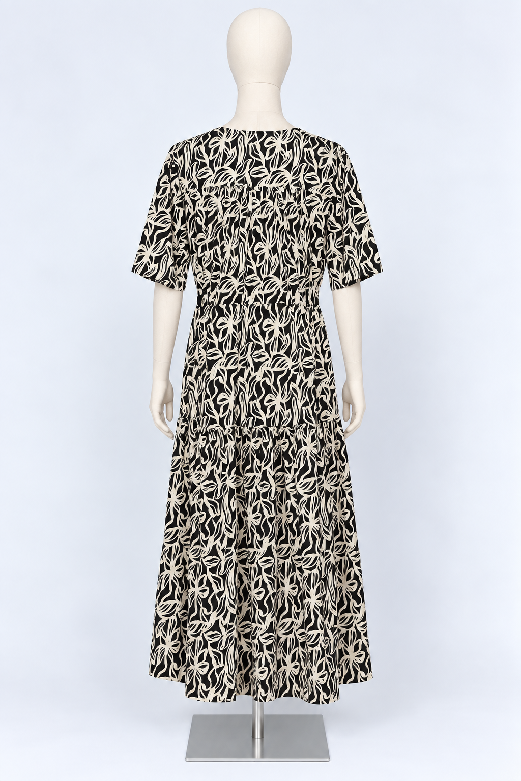 PO - Reisha Dress in Palm Noir