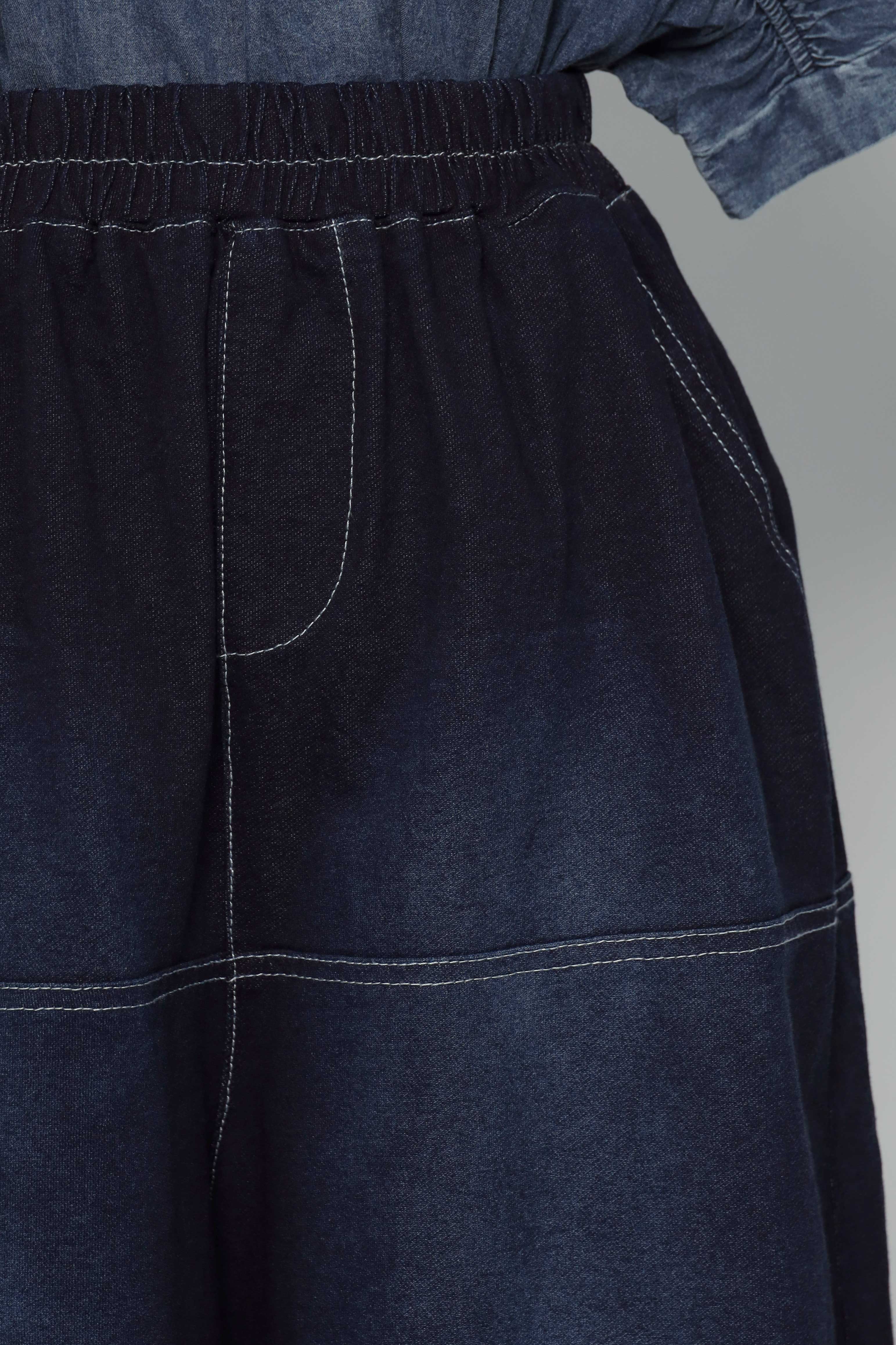 PO - Rex Denim Culottes in Blue