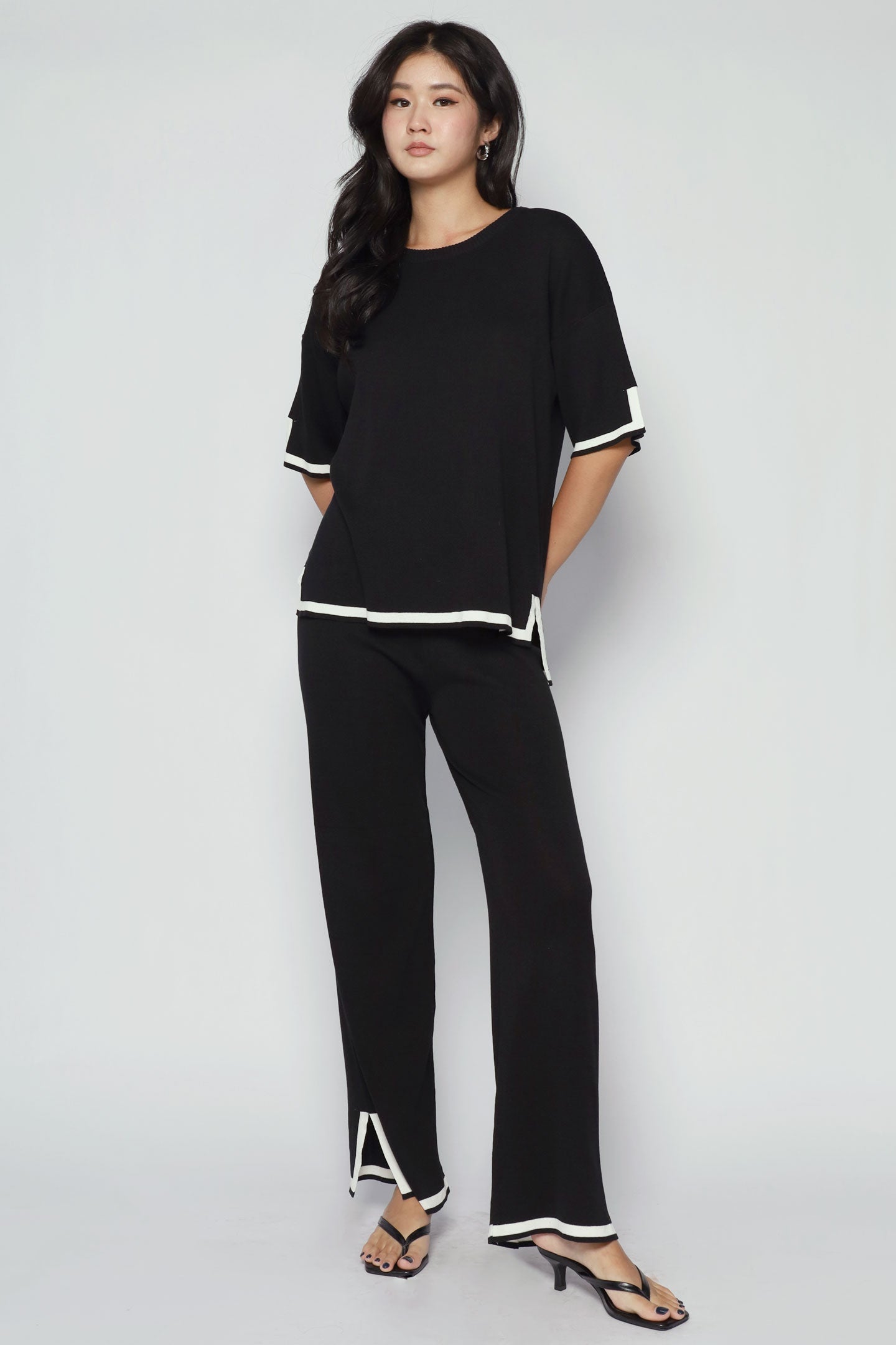 Rhea 2 in 1 Knit Top and Pants Set