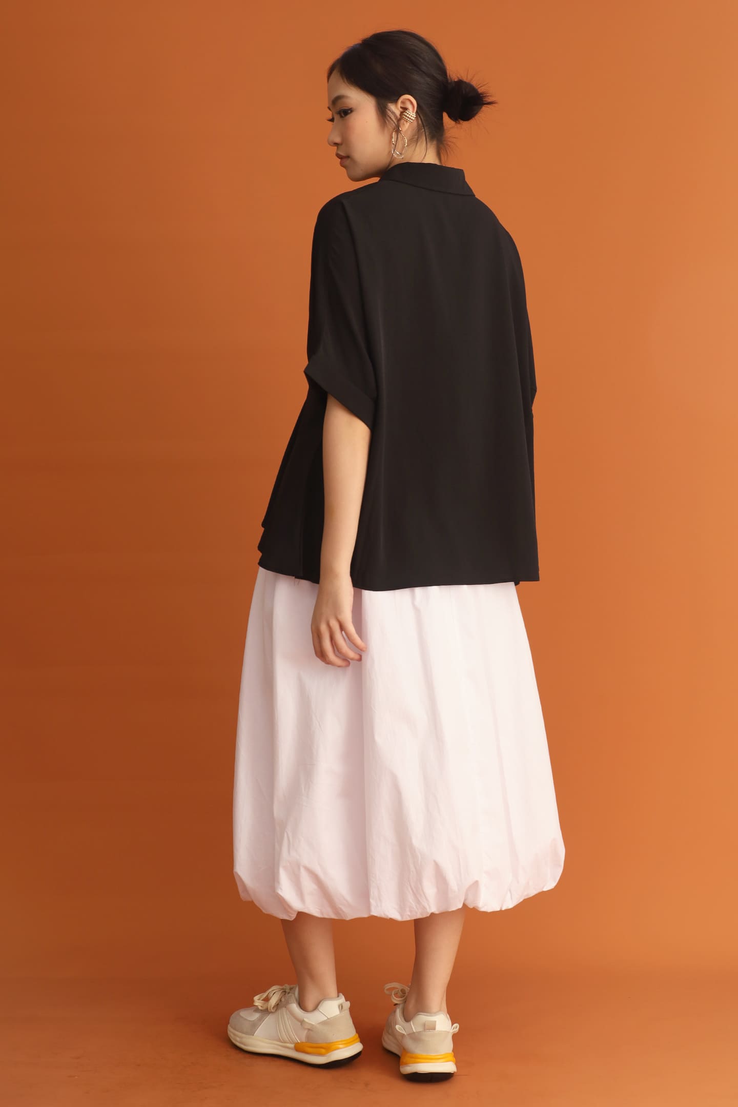 CHOSEN: Cath Drawstring Top in Black