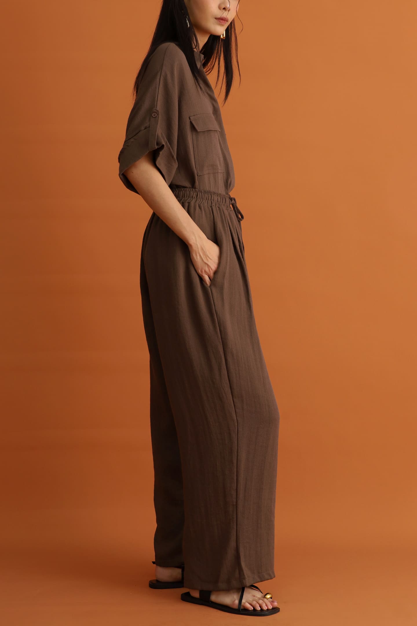 CHOSEN - Rio Pants in Cocoa Brown