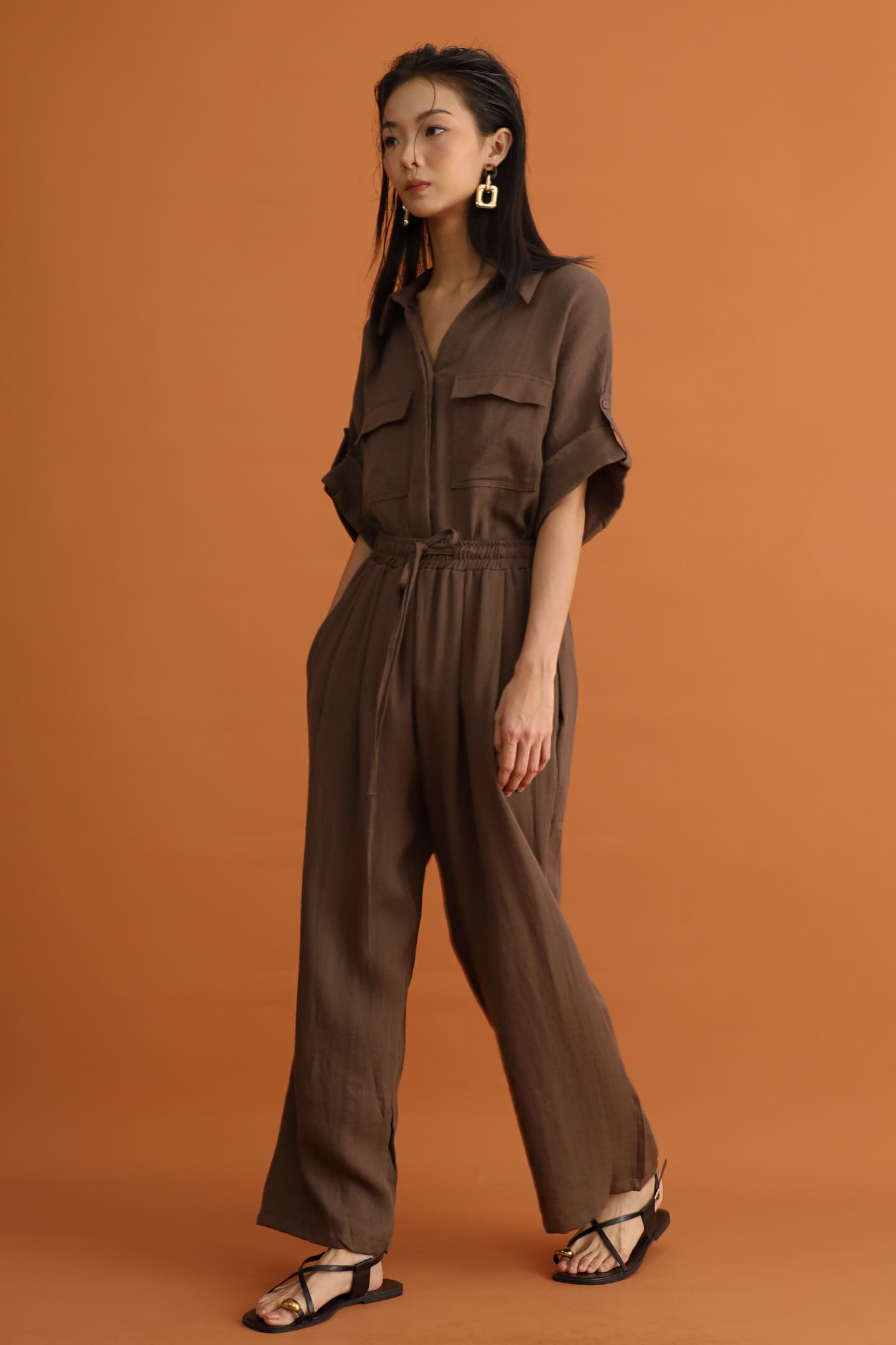 CHOSEN - Rio Pants in Cocoa Brown