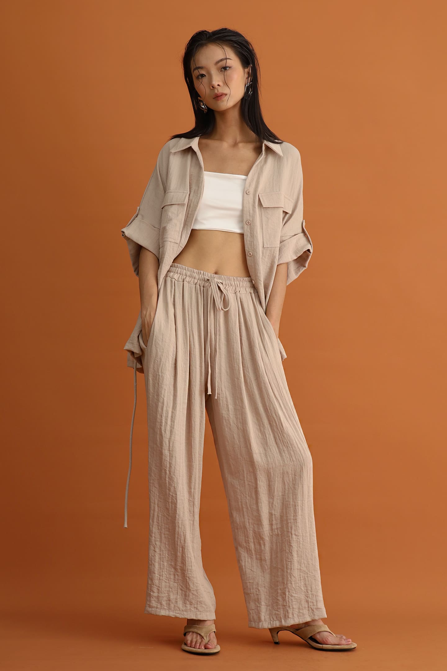 CHOSEN - Rio Pants in Sand Beige