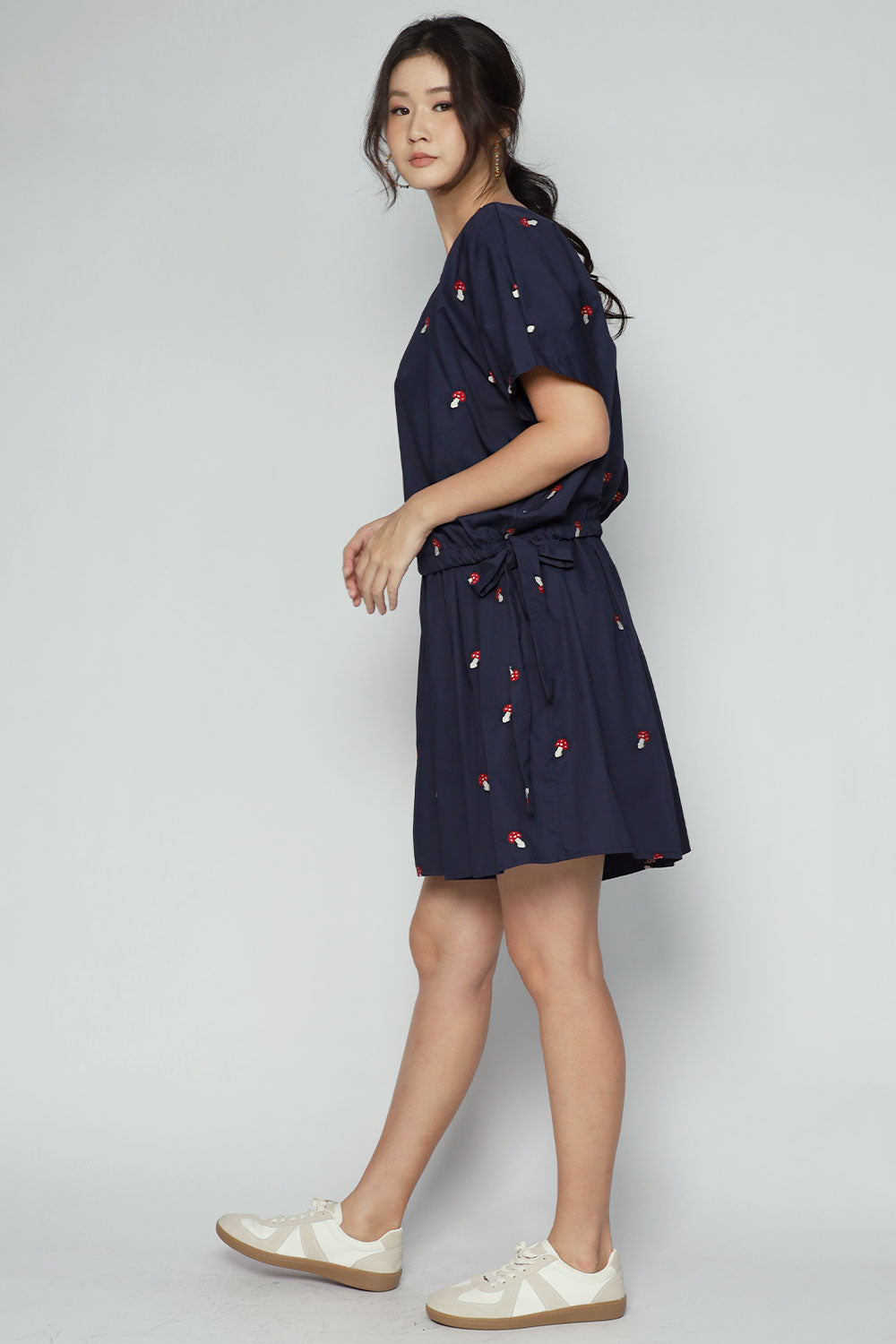 Ririsu Reversible Top in Mochi Mushroom