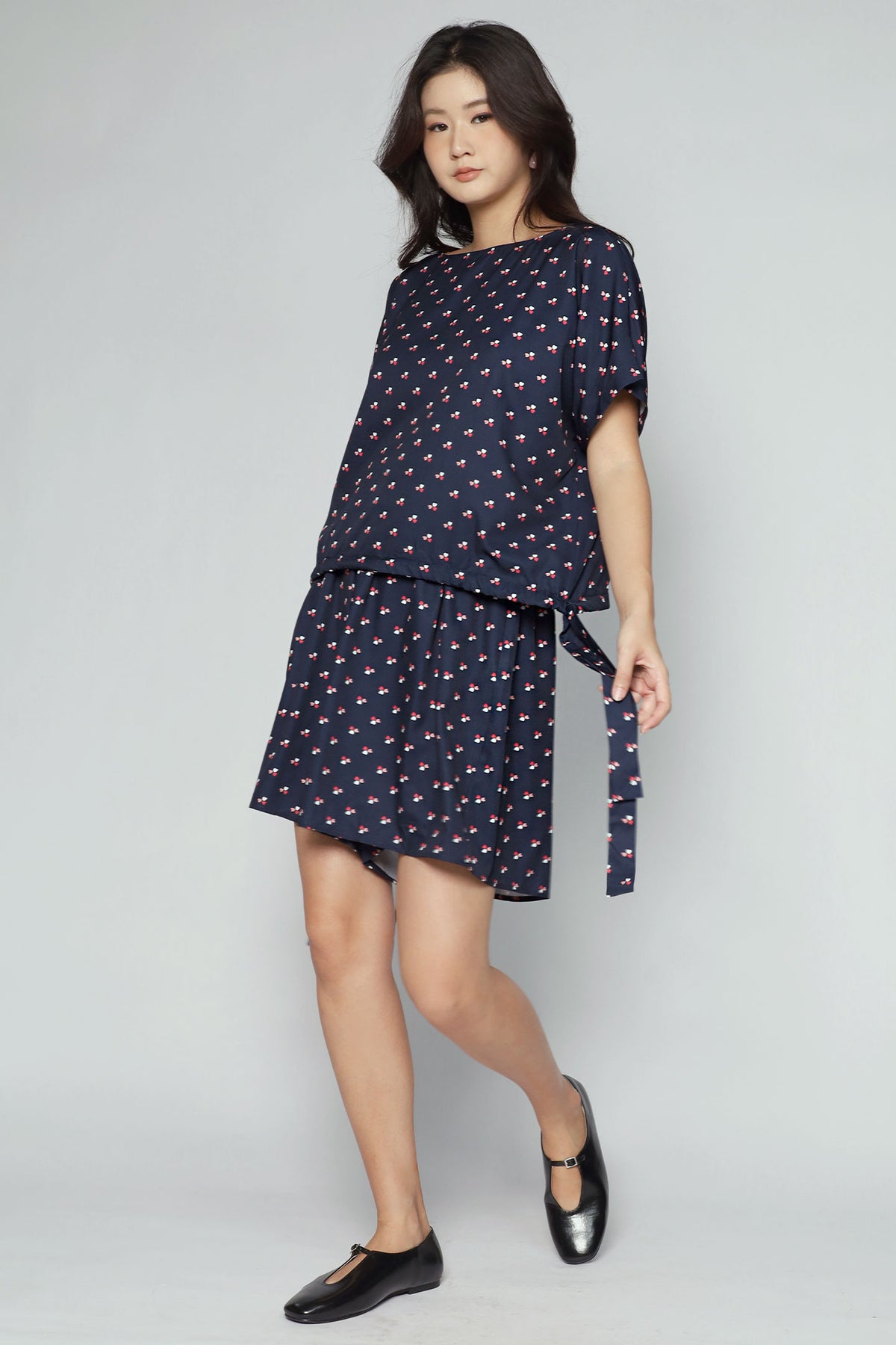 Ririsu Reversible Top in Trio Heart