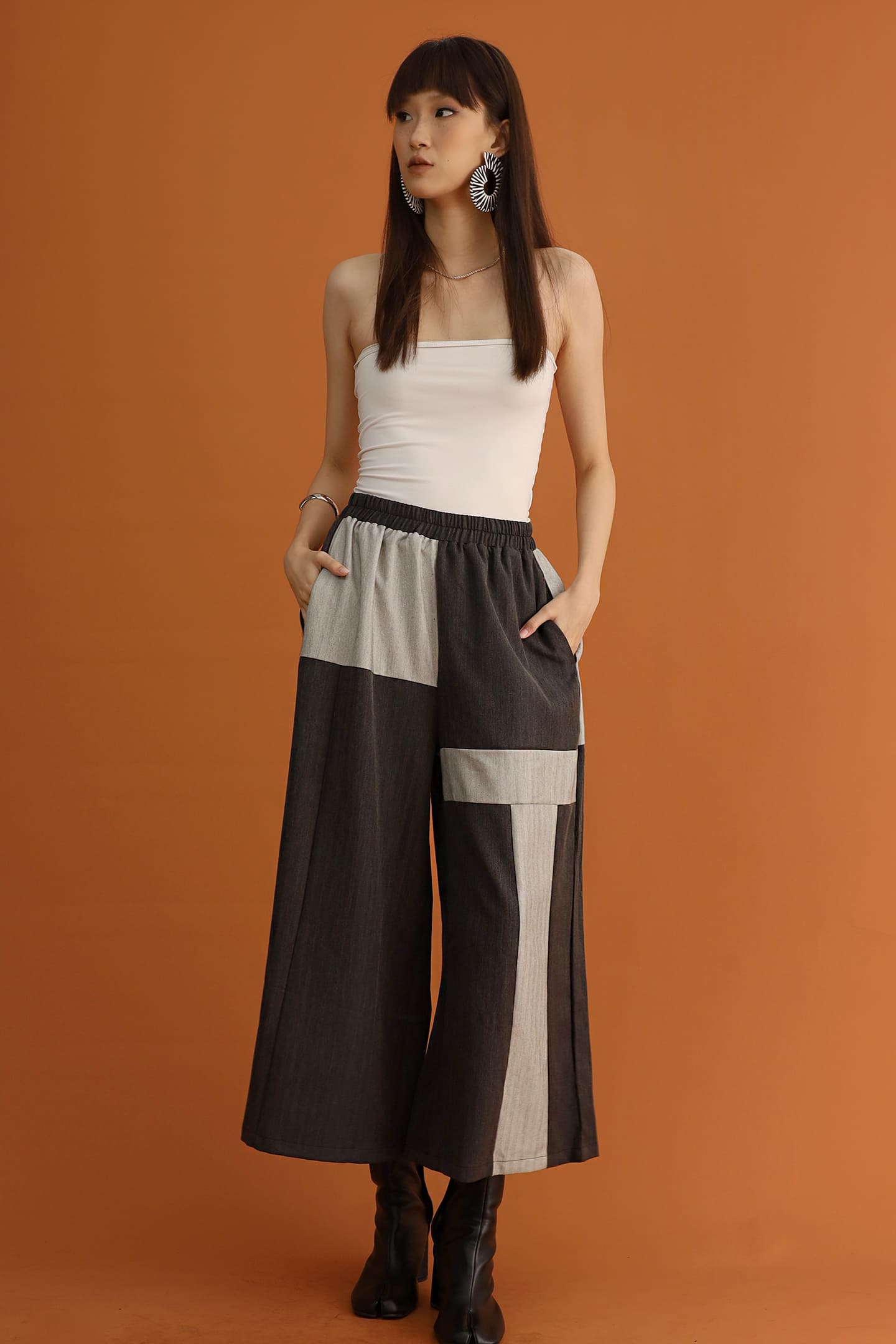 CHOSEN - Roko Pants in Grey Black