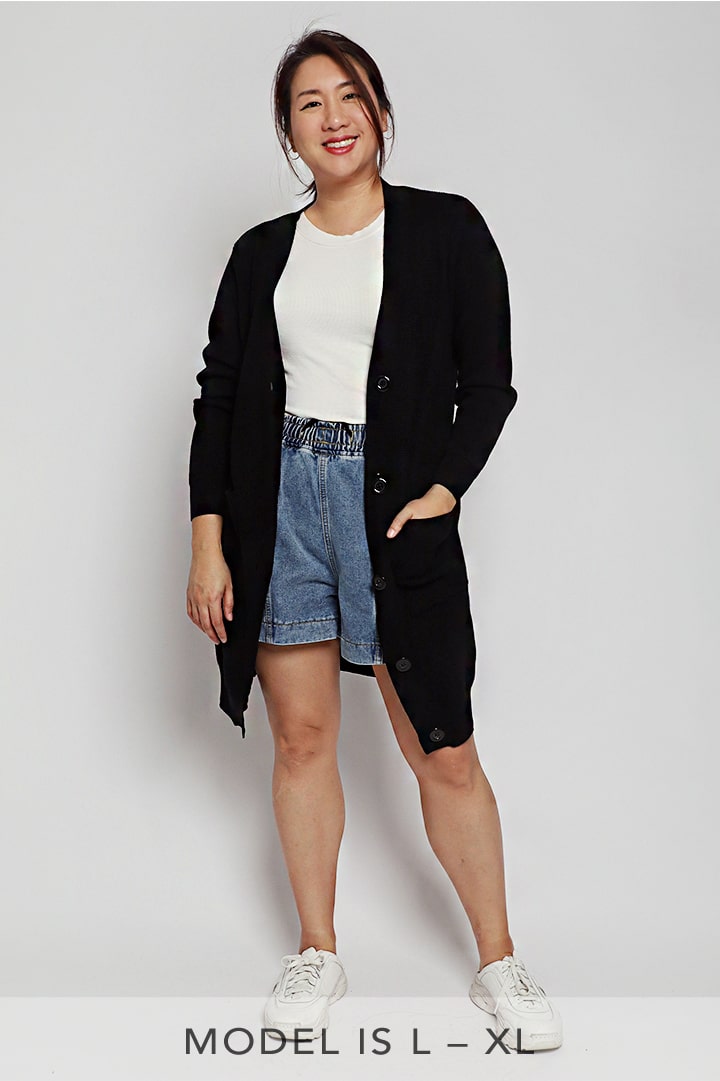Romary Knit Cardigan in Grey