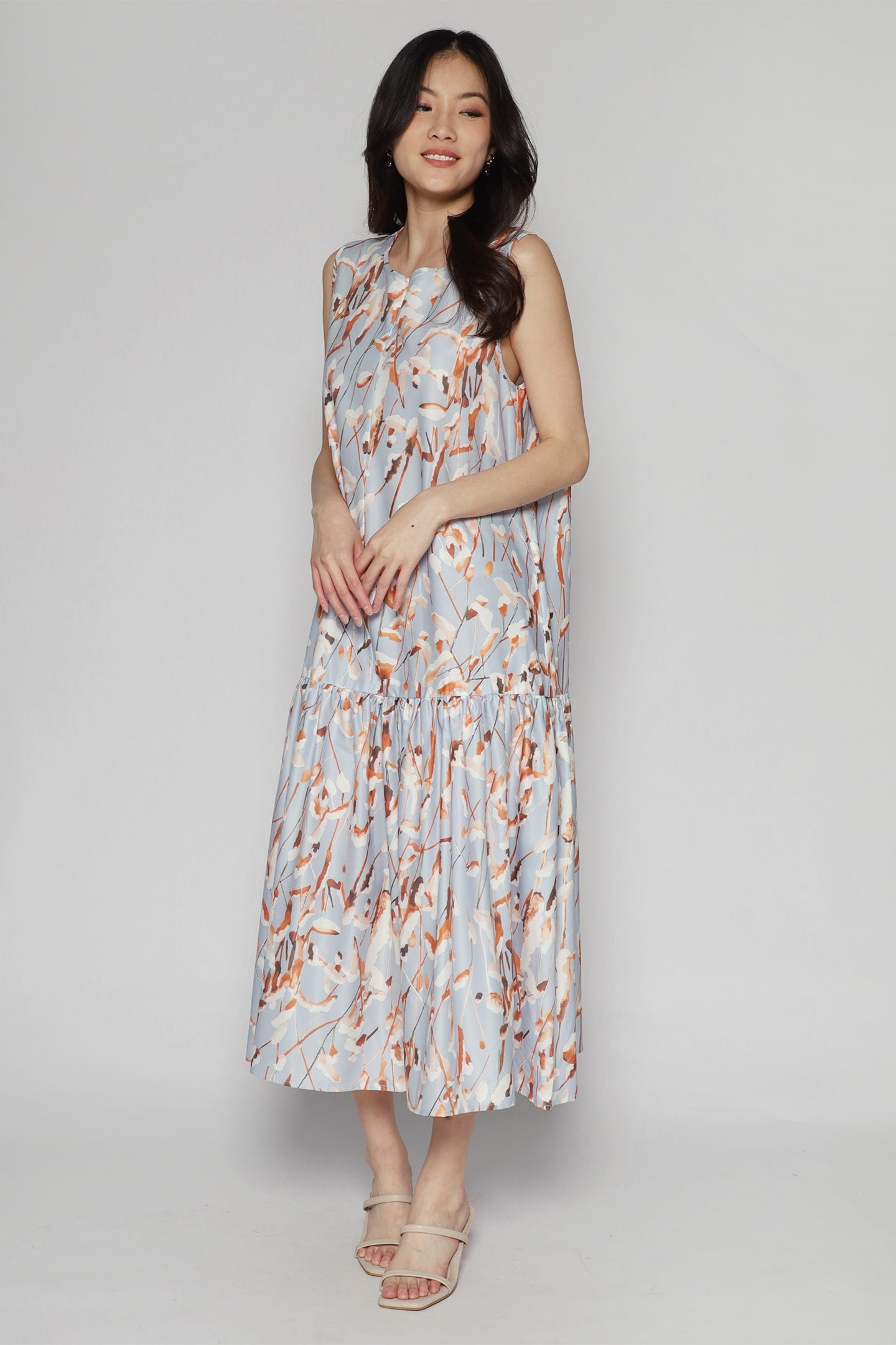 Romy Dress in Sweet Blue Floral