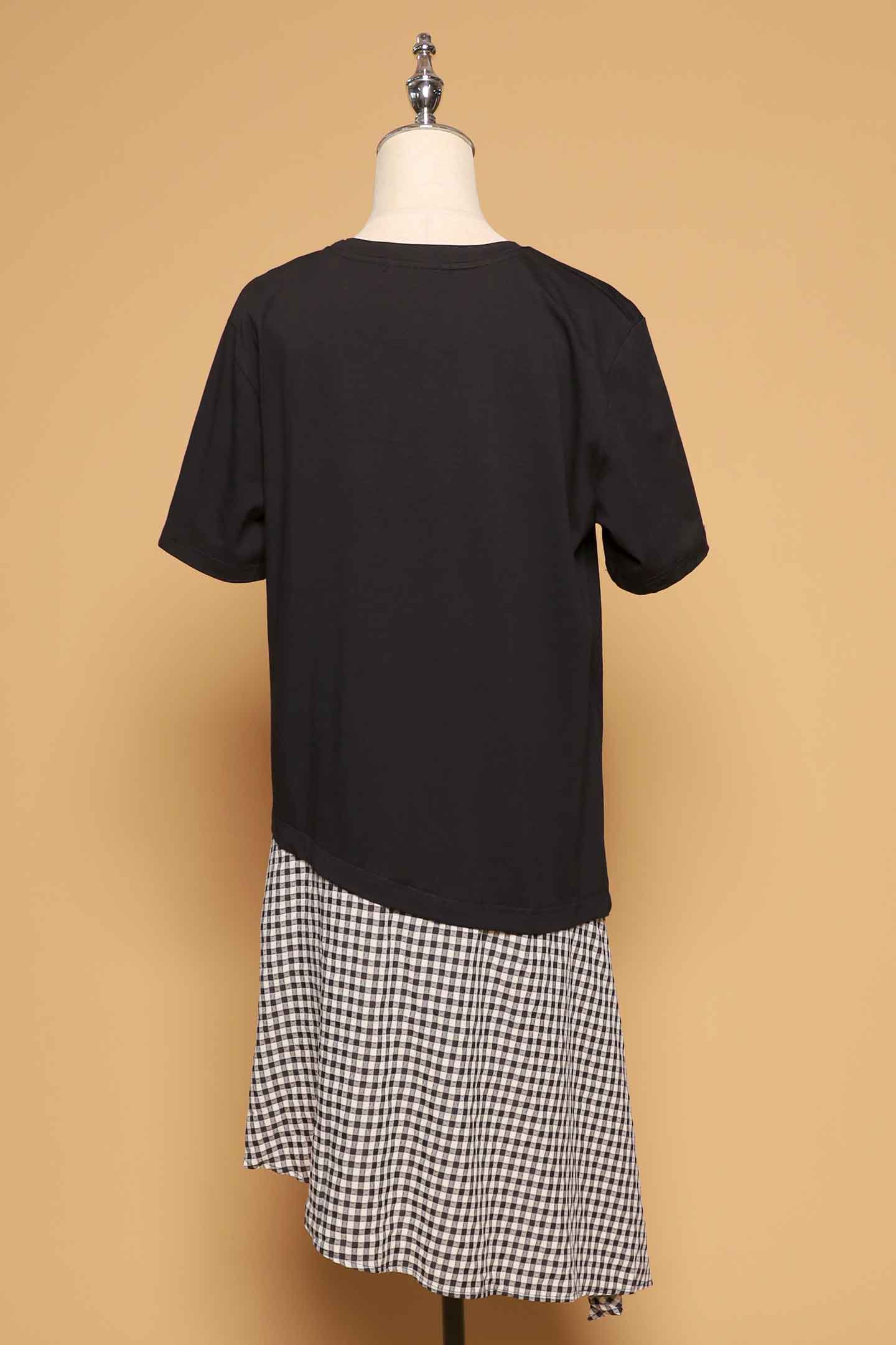 PO - Roslind Floral Checkered Dress